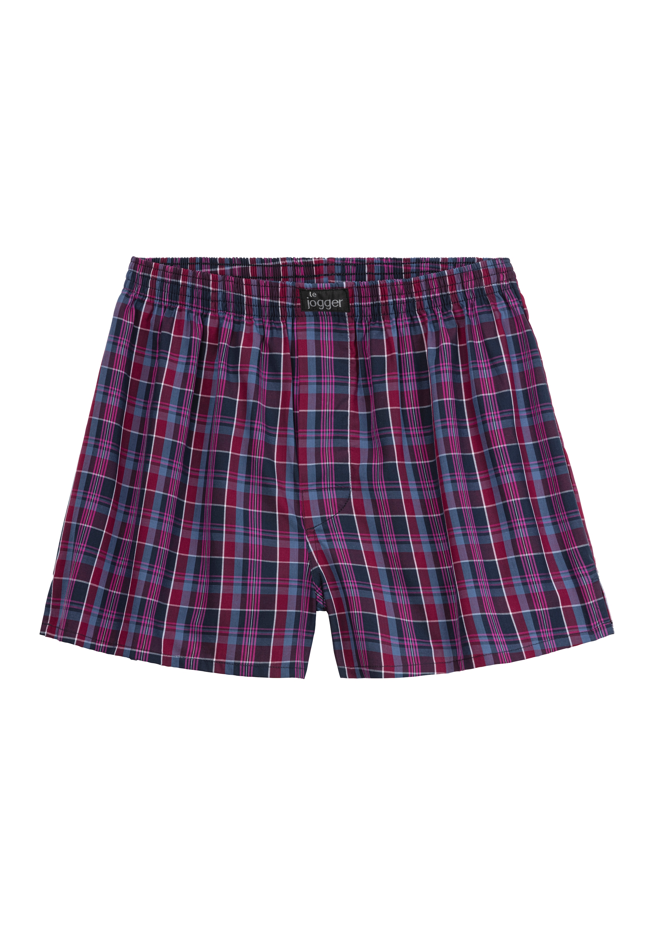 le jogger® Webboxer, (Packung, 3 St.), aus reiner Baumwolle