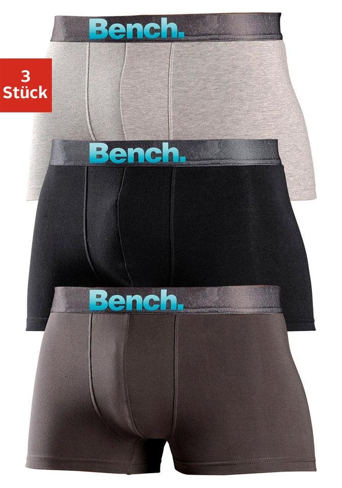 Bench. Boxer »Boxershorts für Herren«, (Packung, 3 St.), mit Logo Webbund