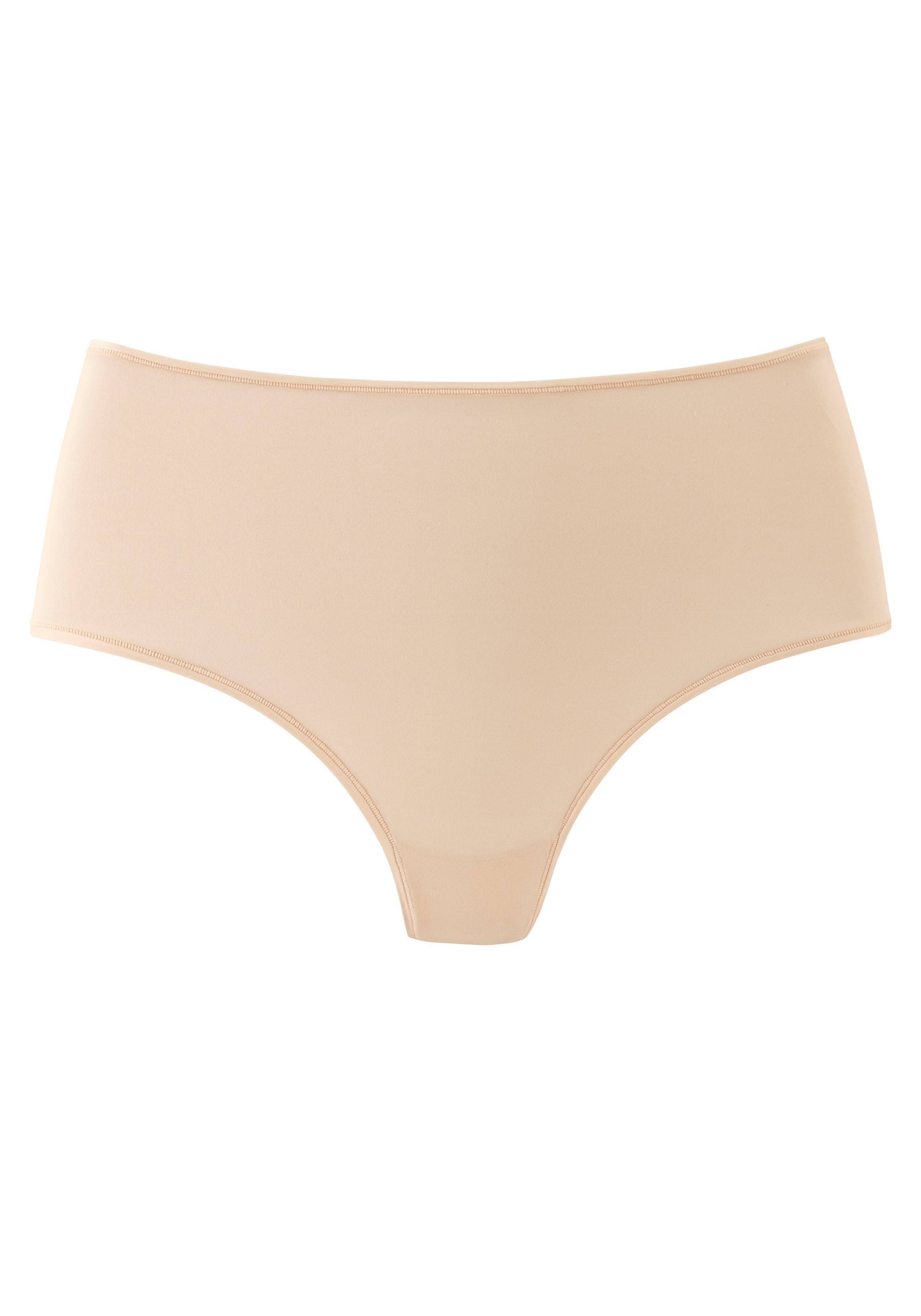 LASCANA High-Waist-String, (2er-Pack), aus weicher und hoch elastischer Microfaser