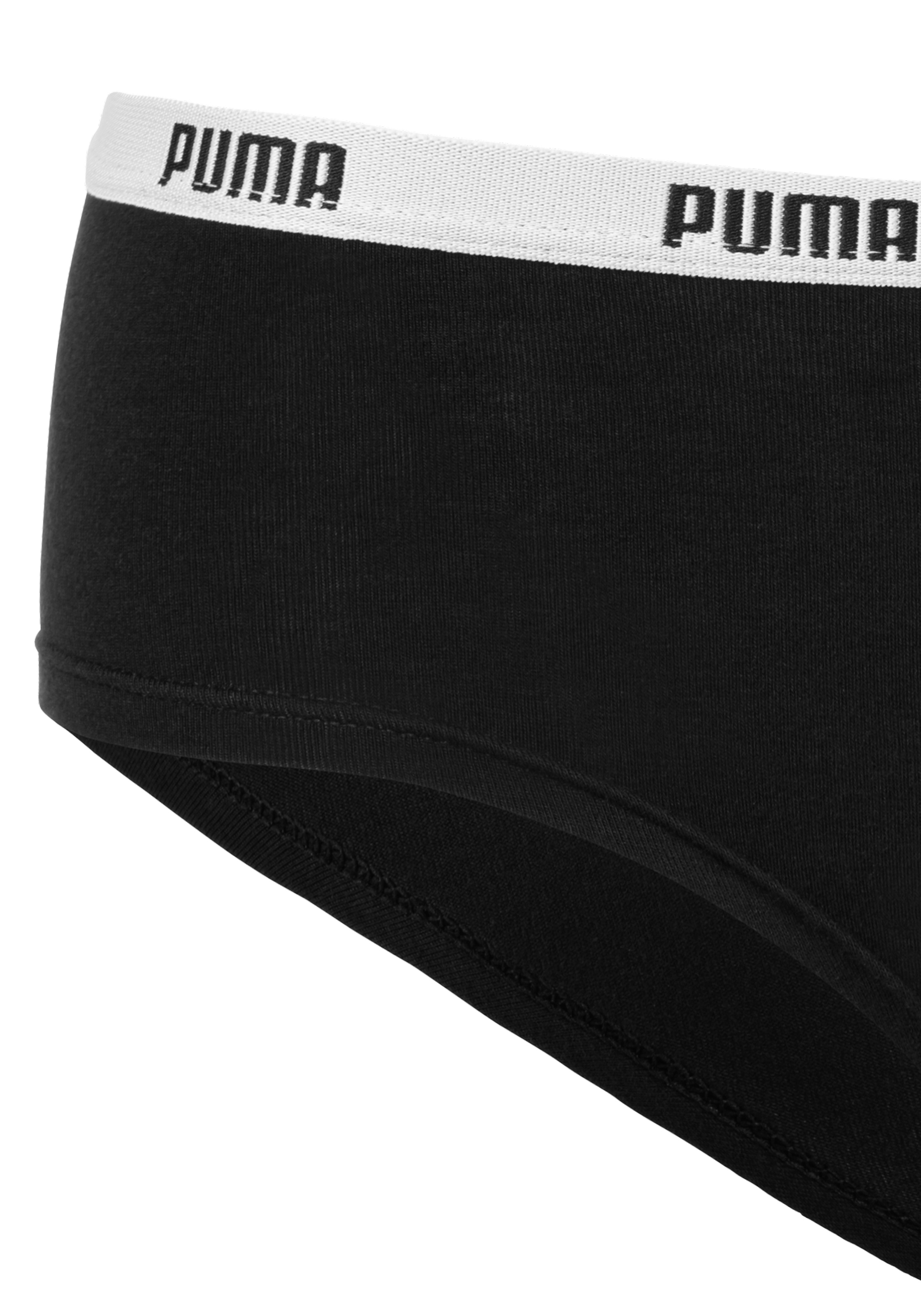 PUMA Hipster Packung, 6er-Pack,  mit elastischem Logobündchen