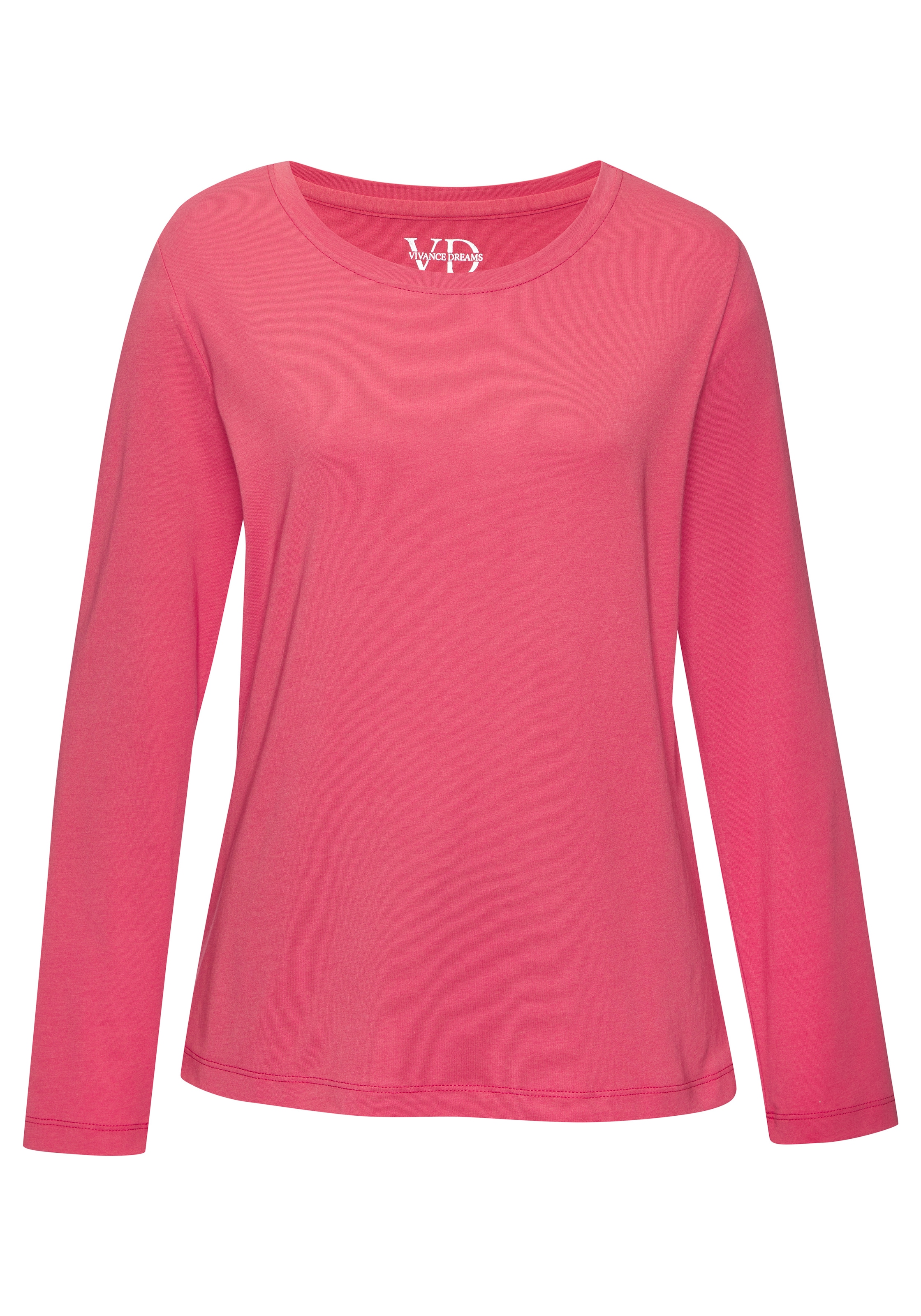 Vivance Dreams by Lascana Pyjamaoberteil 1 in angenehmer Single-Jersey-Qualität