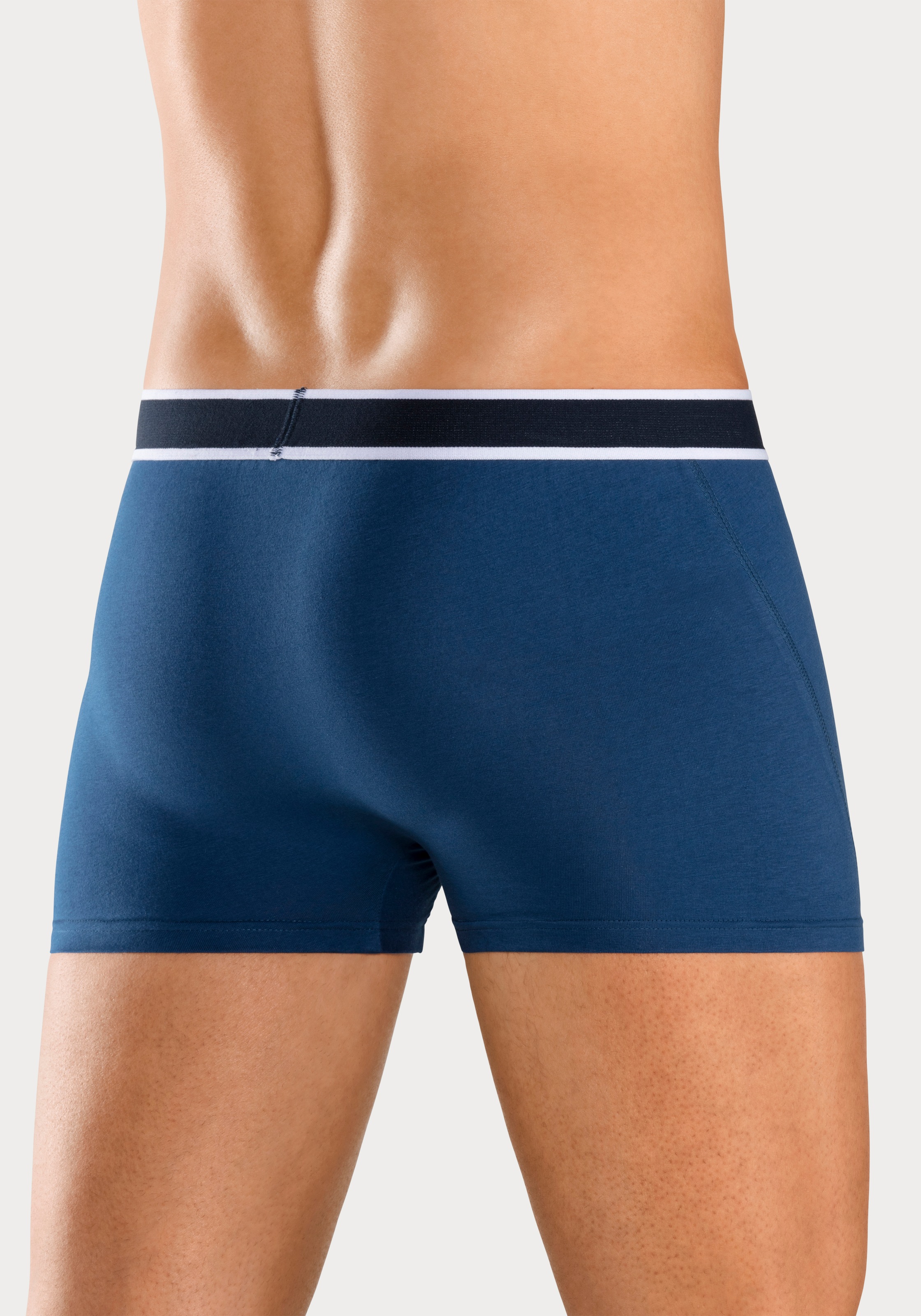 Bruno Banani Boxer »Boxershorts für Herren«, (4er Pack), mit Steifen und Logo im Bund