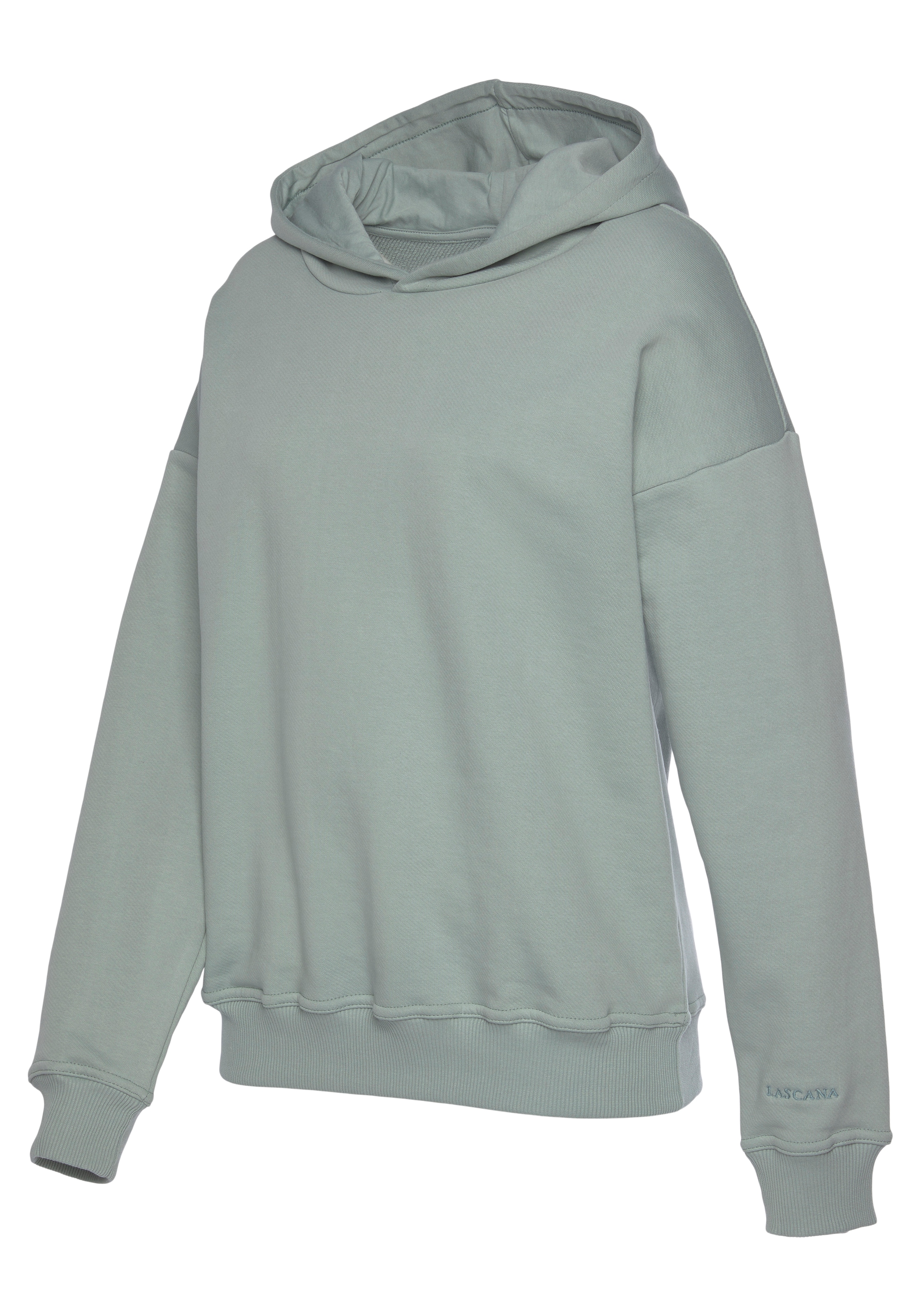 LASCANA Hoodie, aus organischer Baumwolle, Loungewear