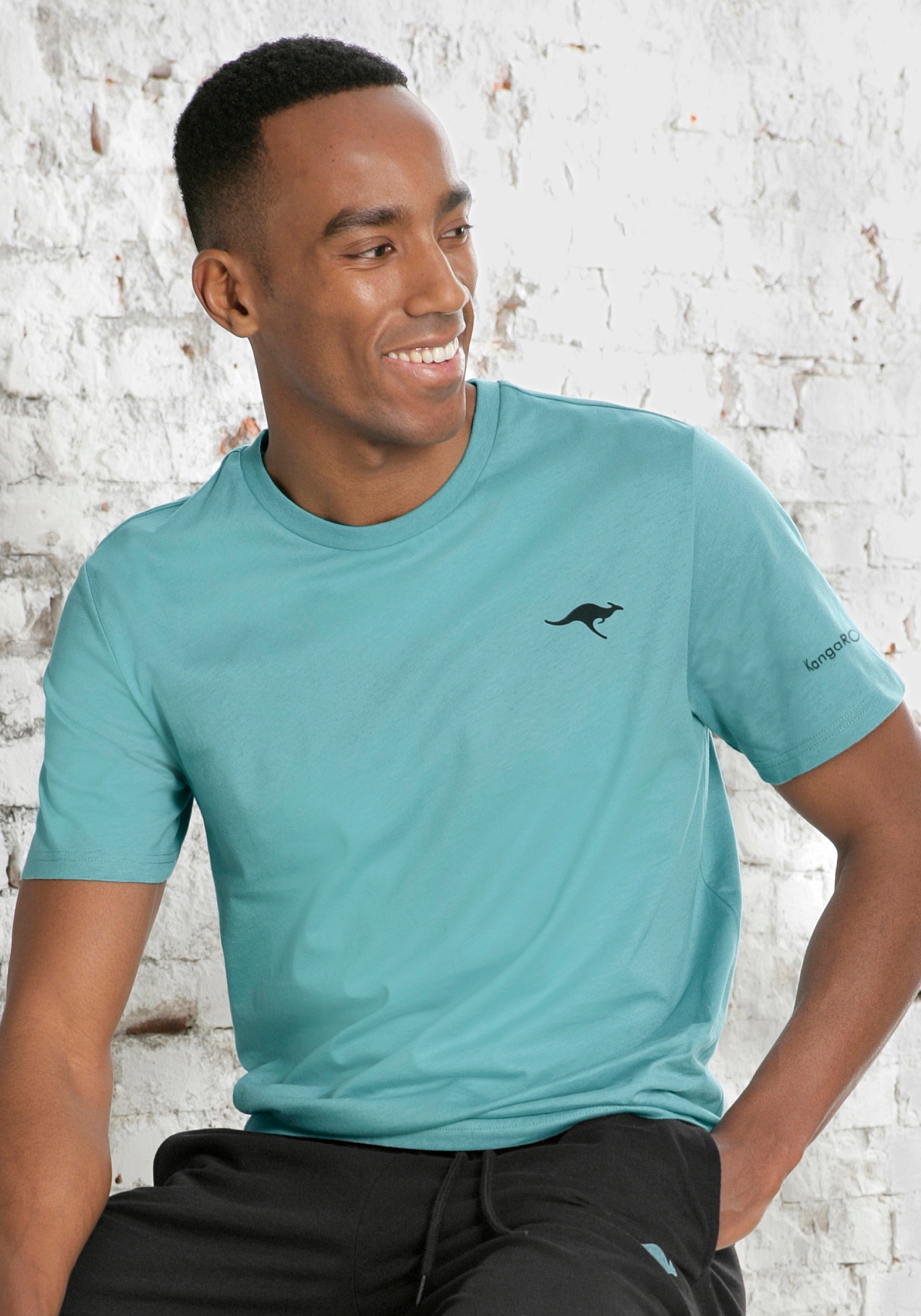 KangaROOS T-Shirt, (2er-Pack), mit KangaROOS Print auf der Brust