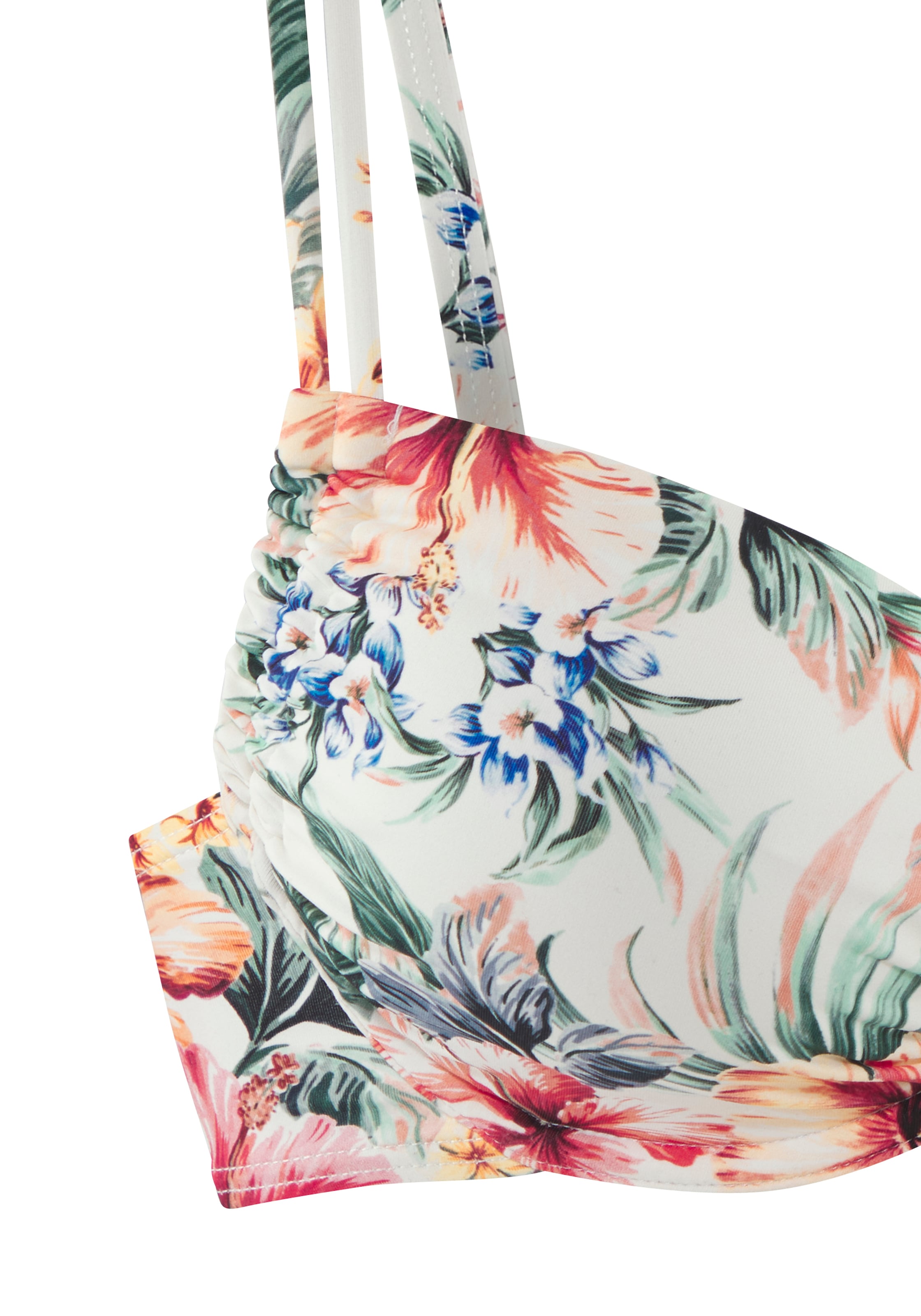 LASCANA Bügel-Bikini-Top »Salsa«, mit tollem Blumenprint