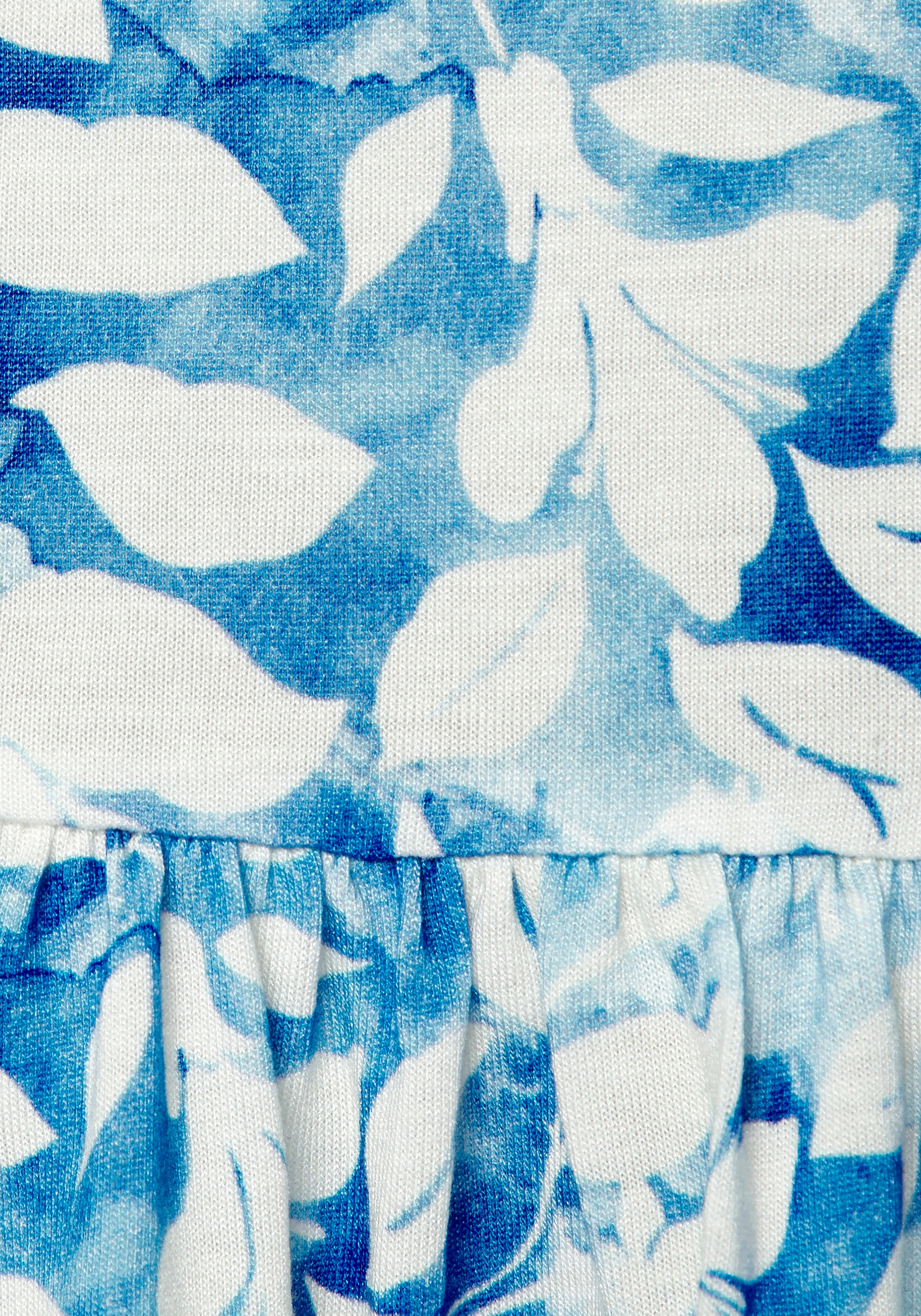 Vivance Minirock mit Volant in sommerlichem Allover-Print