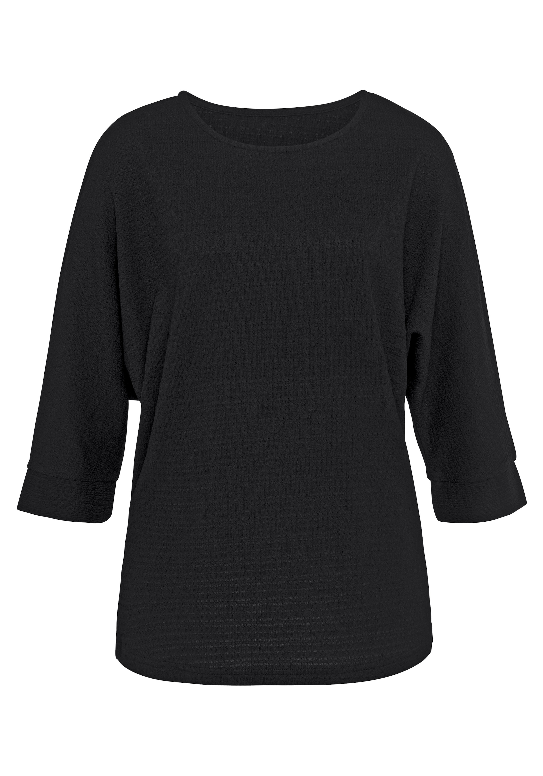 Vivance 3/4-Arm-Shirt »aus bügelfreier Crêpe-Qualität«