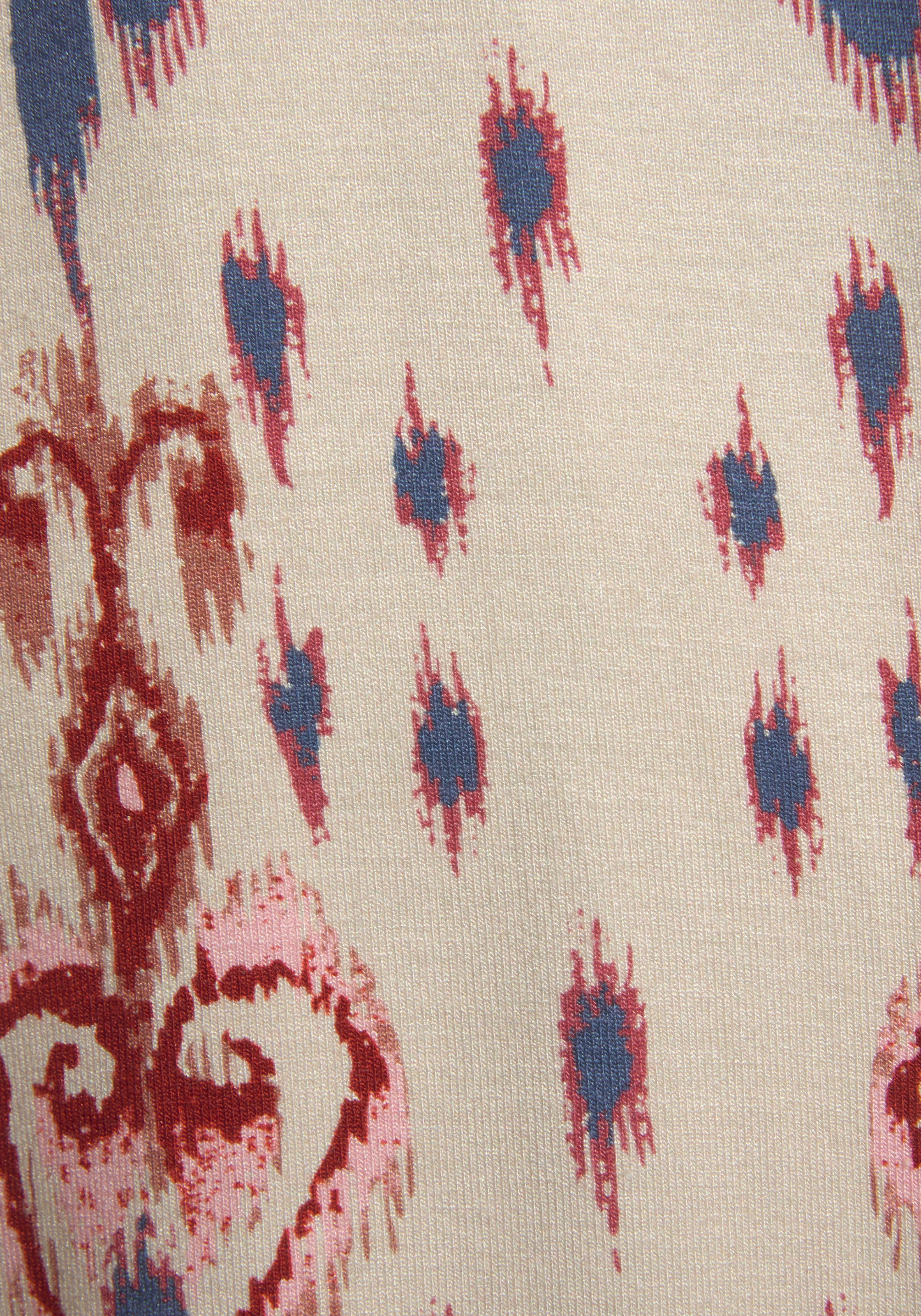 Buffalo Strandkleid, mit besonderem Trägerdesign und Ethnoprint, Minikleid, Sommerkleid