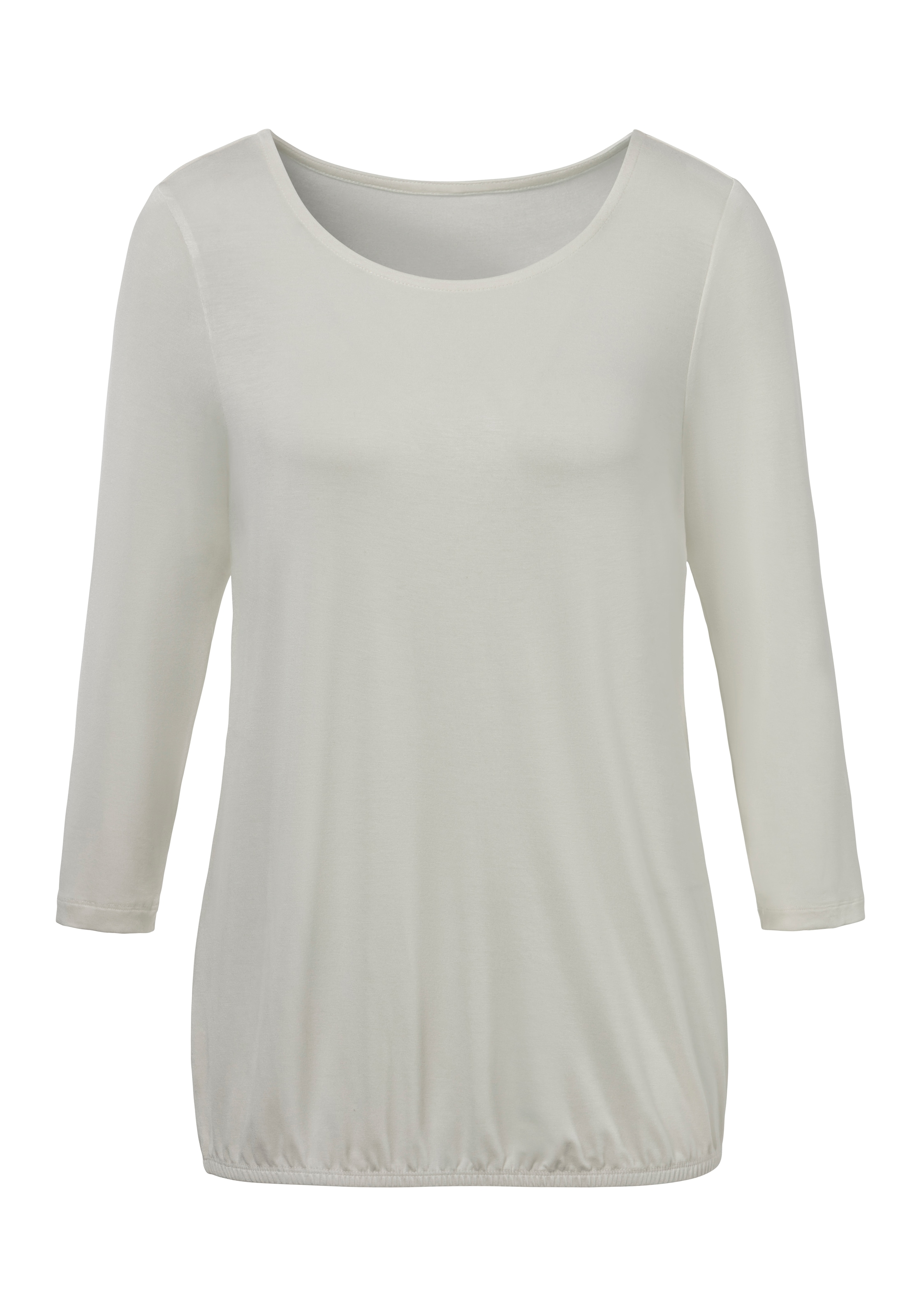 Vivance 3/4-Arm-Shirt, mit elastischem Saumabschluss