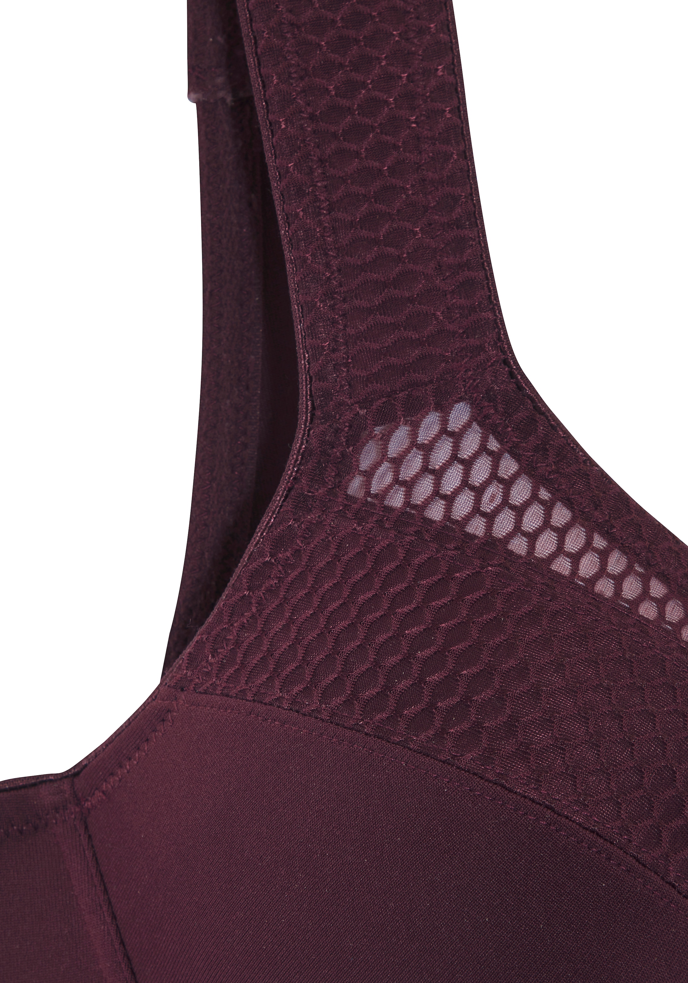 H.I.S Sport-BH »ohne Bügel aus schnell trocknendem COOLMAX®-Material« mit breiten, wattierten Trägern, große Größen