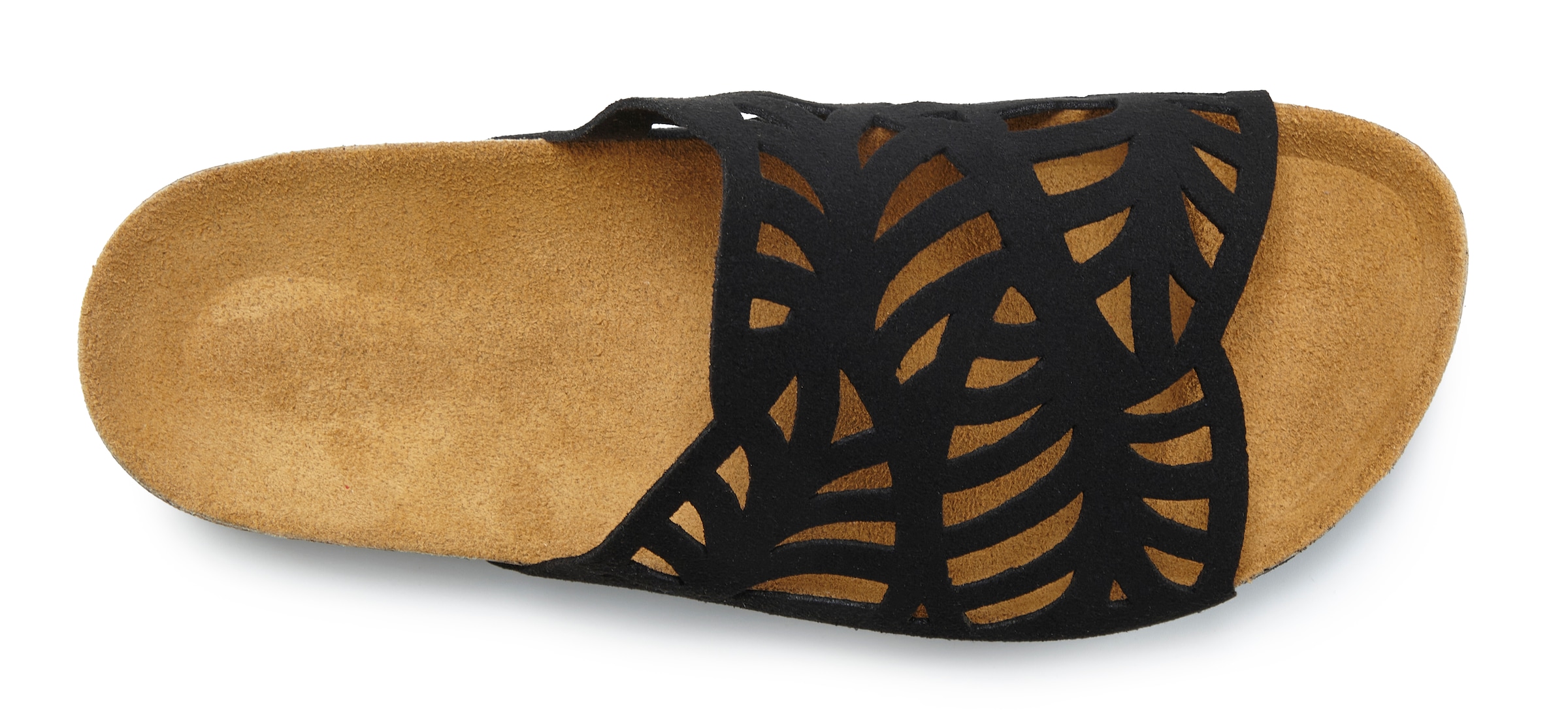 Vivance Pantolette »Mule, offener Schuh, Sandale, Sandalette, Sommerschuh,«  NEU mit Korkfußbett und Lederanteil