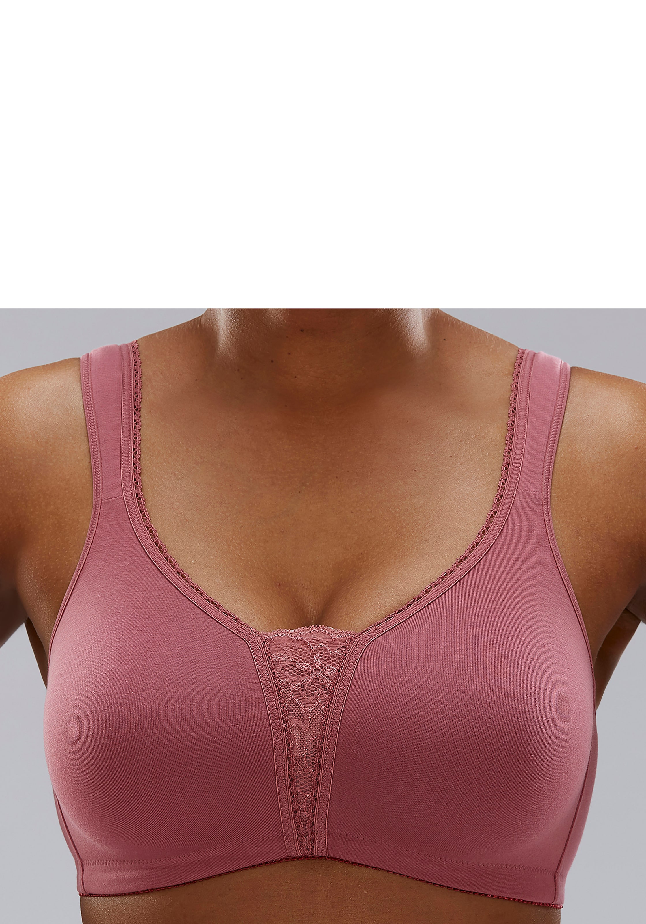 petite fleur Soft-BH, ohne Bügel mit Spitzen-Details