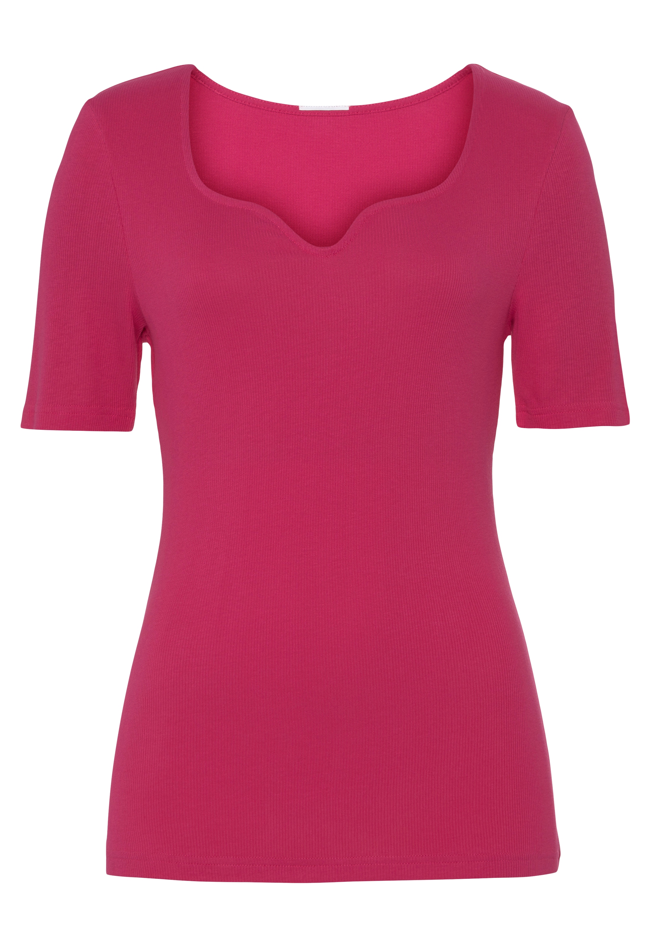Vivance T-Shirt, mit herzförmigen Dekolleté