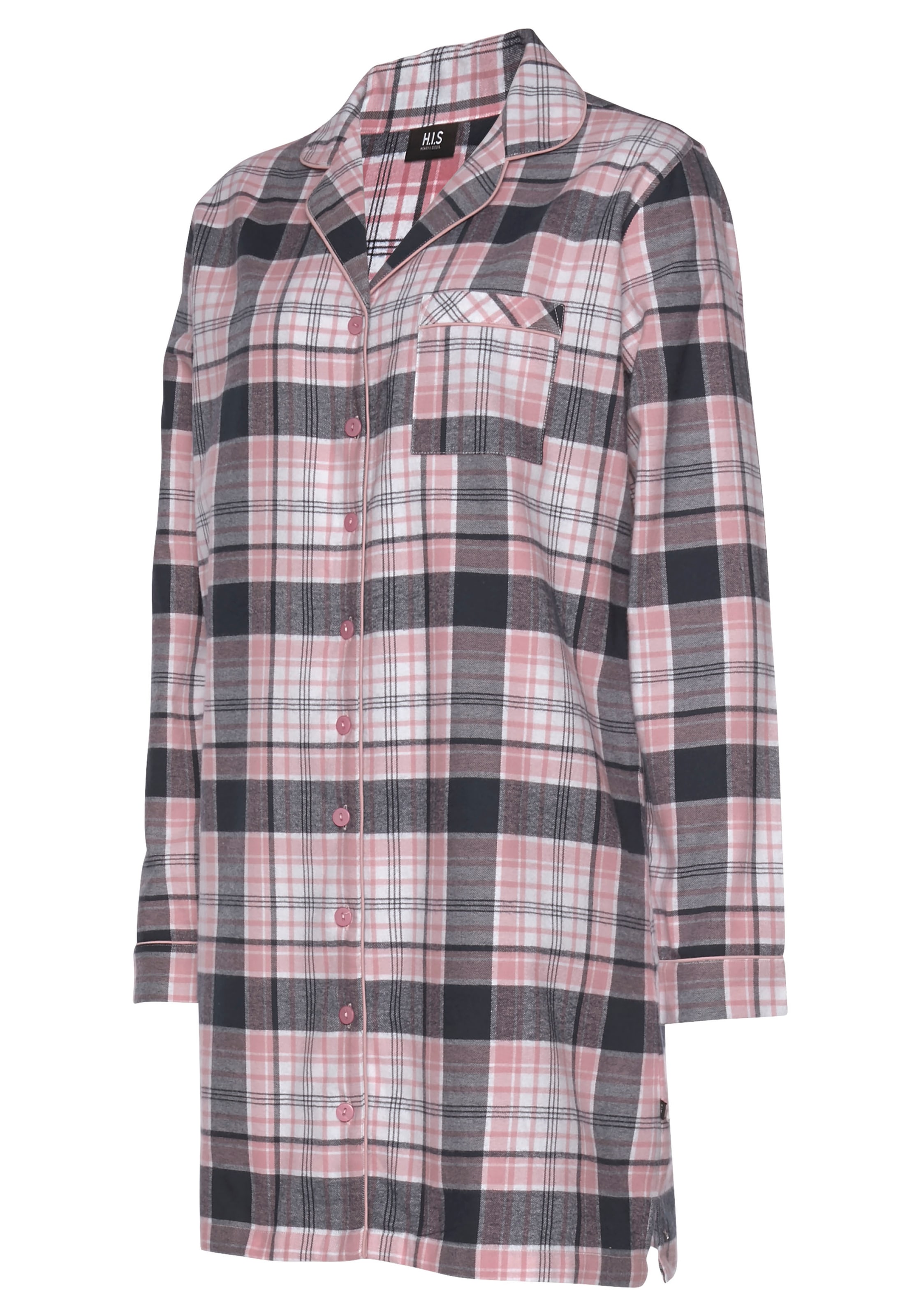 H.I.S Nachthemd, aus Flanell im Karo-Design