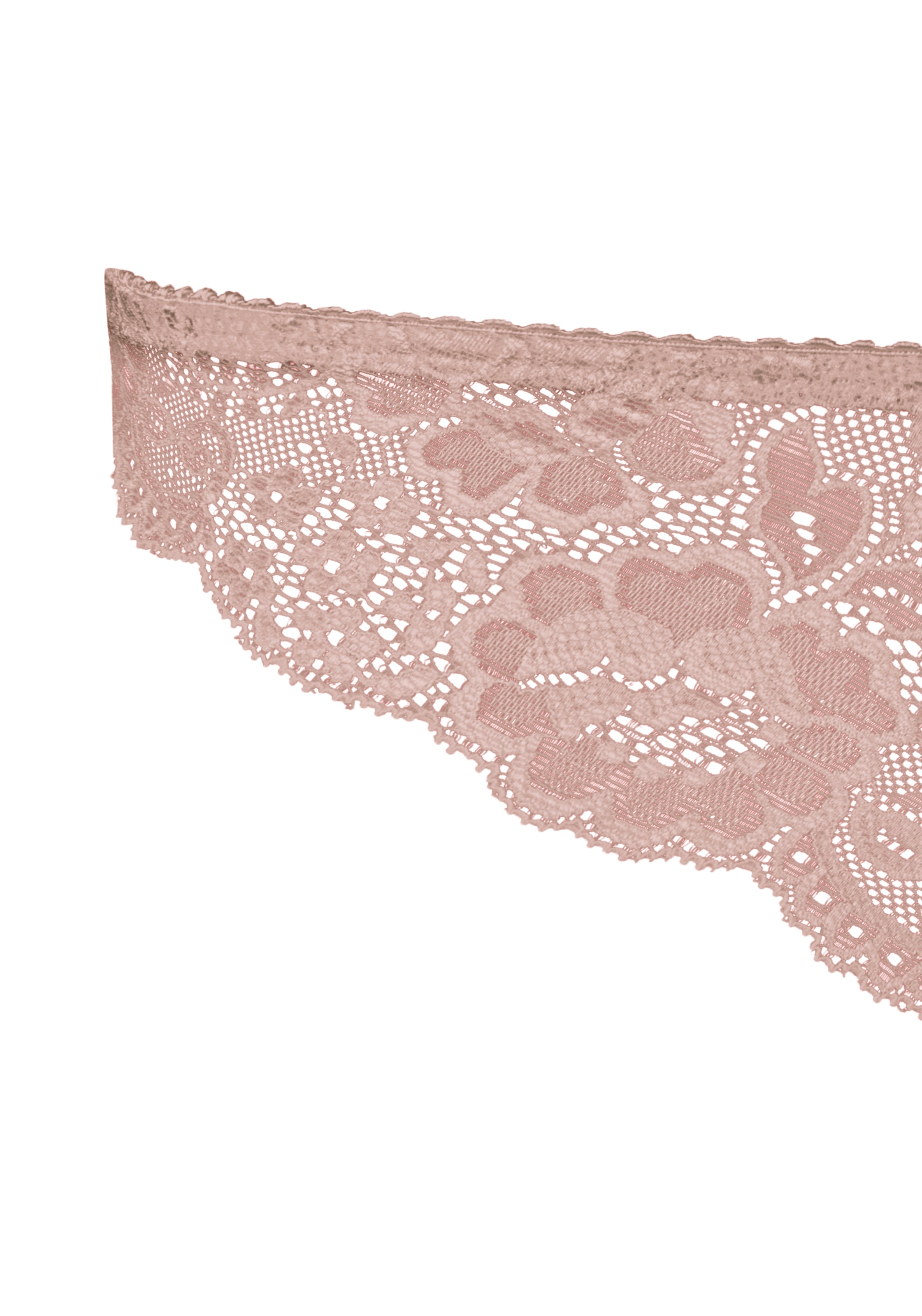 LASCANA String aus schöner Vollspitze und Schleife