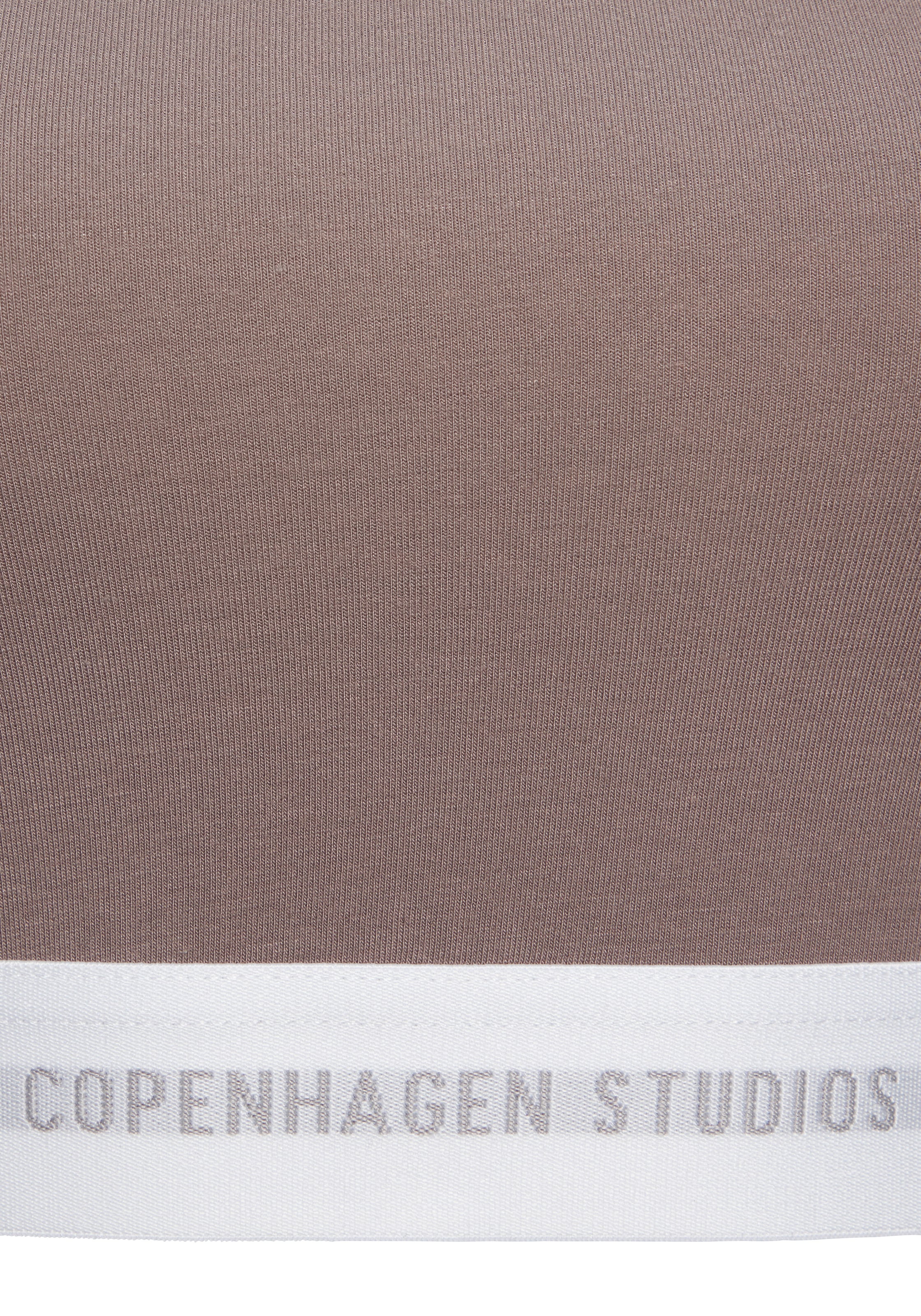 Copenhagen Studios Bustier mit weichem Logobund und aus elastischer Baumwoll-Modal-Qualität