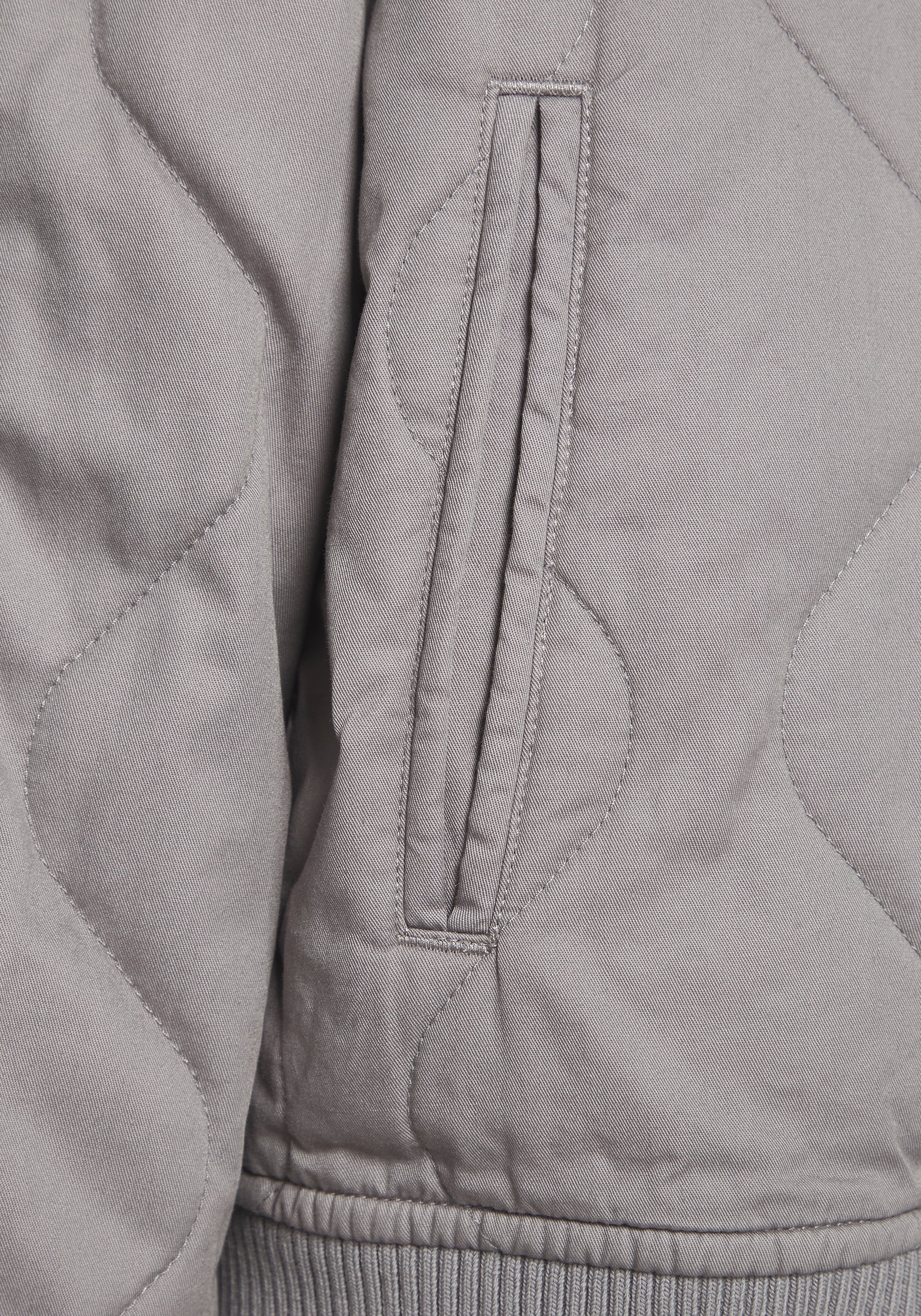 LASCANA Steppjacke, in leicht verwaschener Optik mit Taschen, Bomber-Design