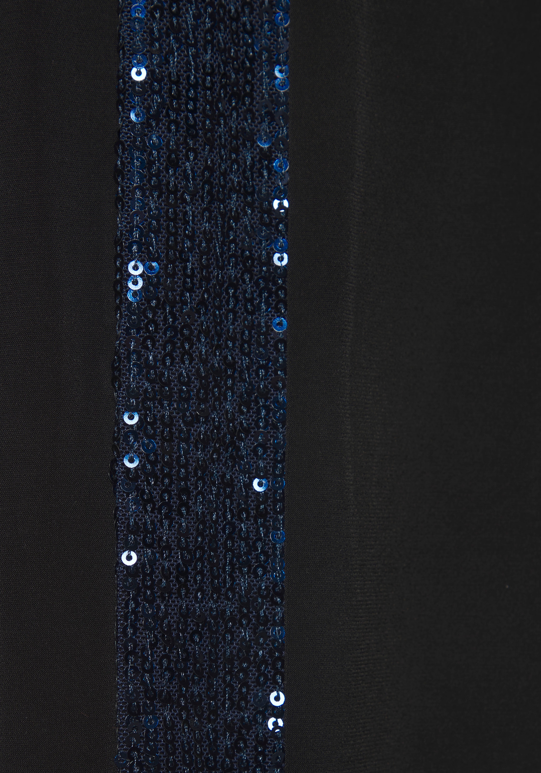 LASCANA Schlupfhose  mit Pailettenstreifen, Partyhose, festlich