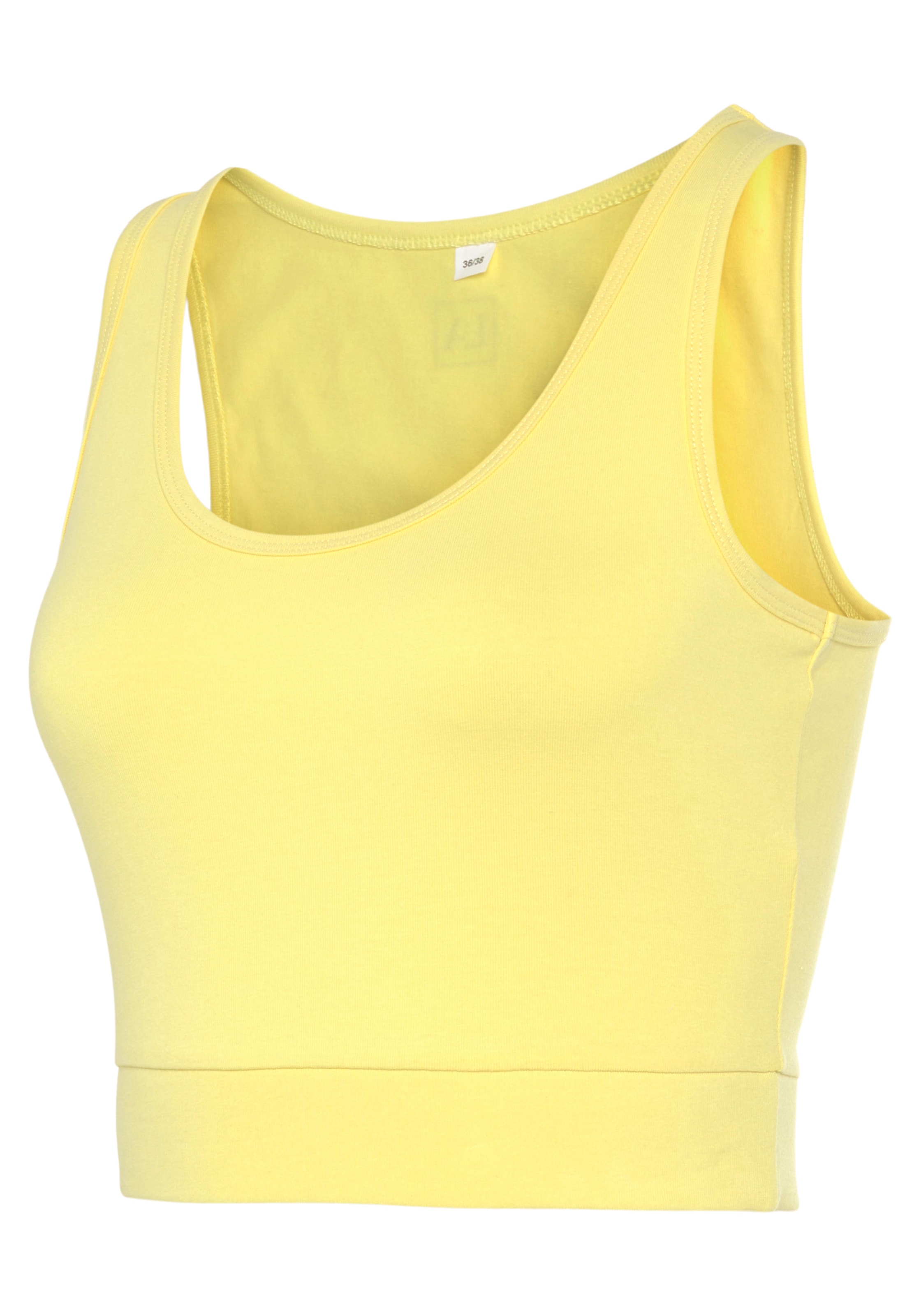 LASCANA ACTIVE Sporttop, Crop-Top mit breiten Trägern