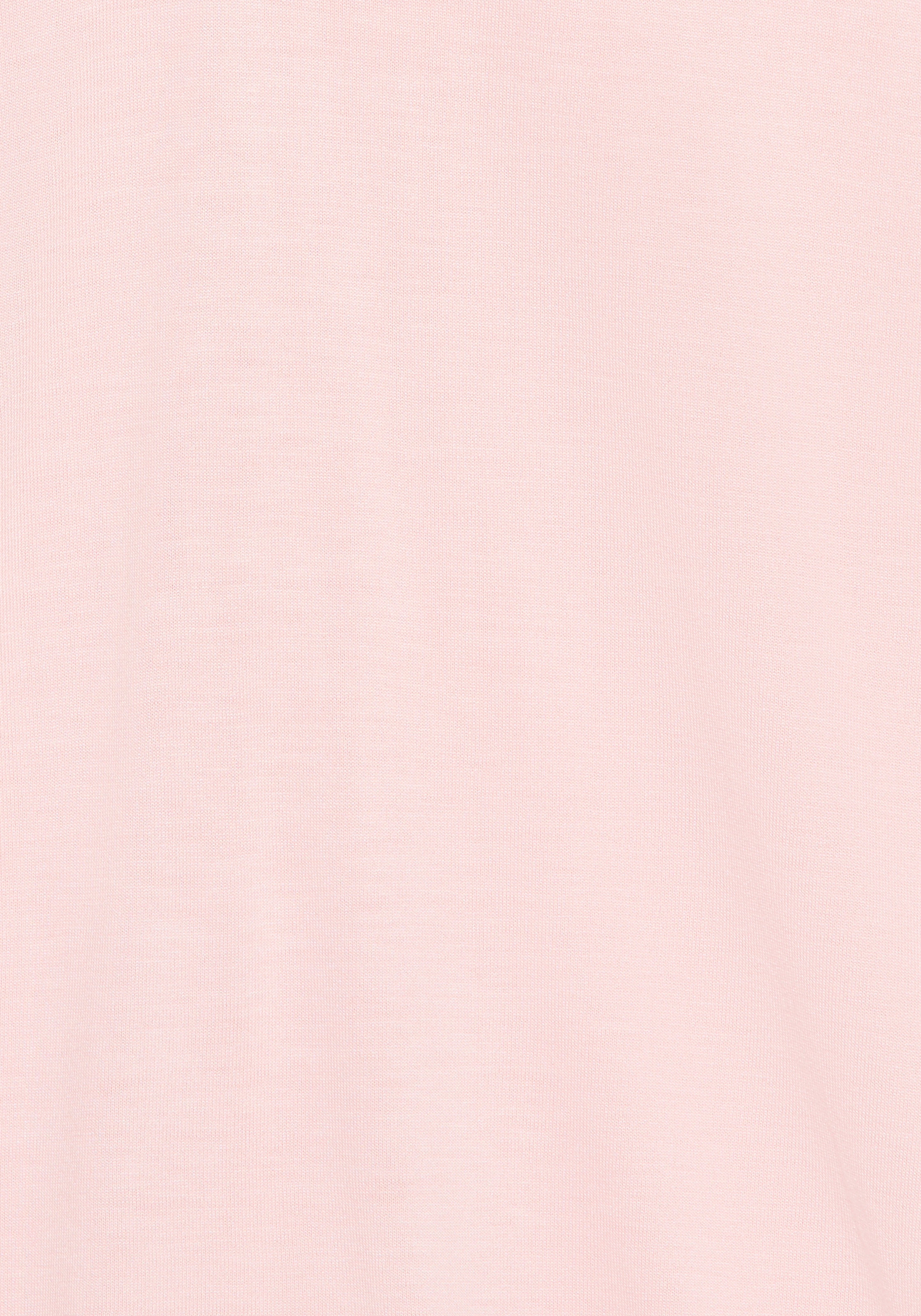 LASCANA Pyjamaoberteil mit Spitzenbesatz am tiefen V-Ausschnitt