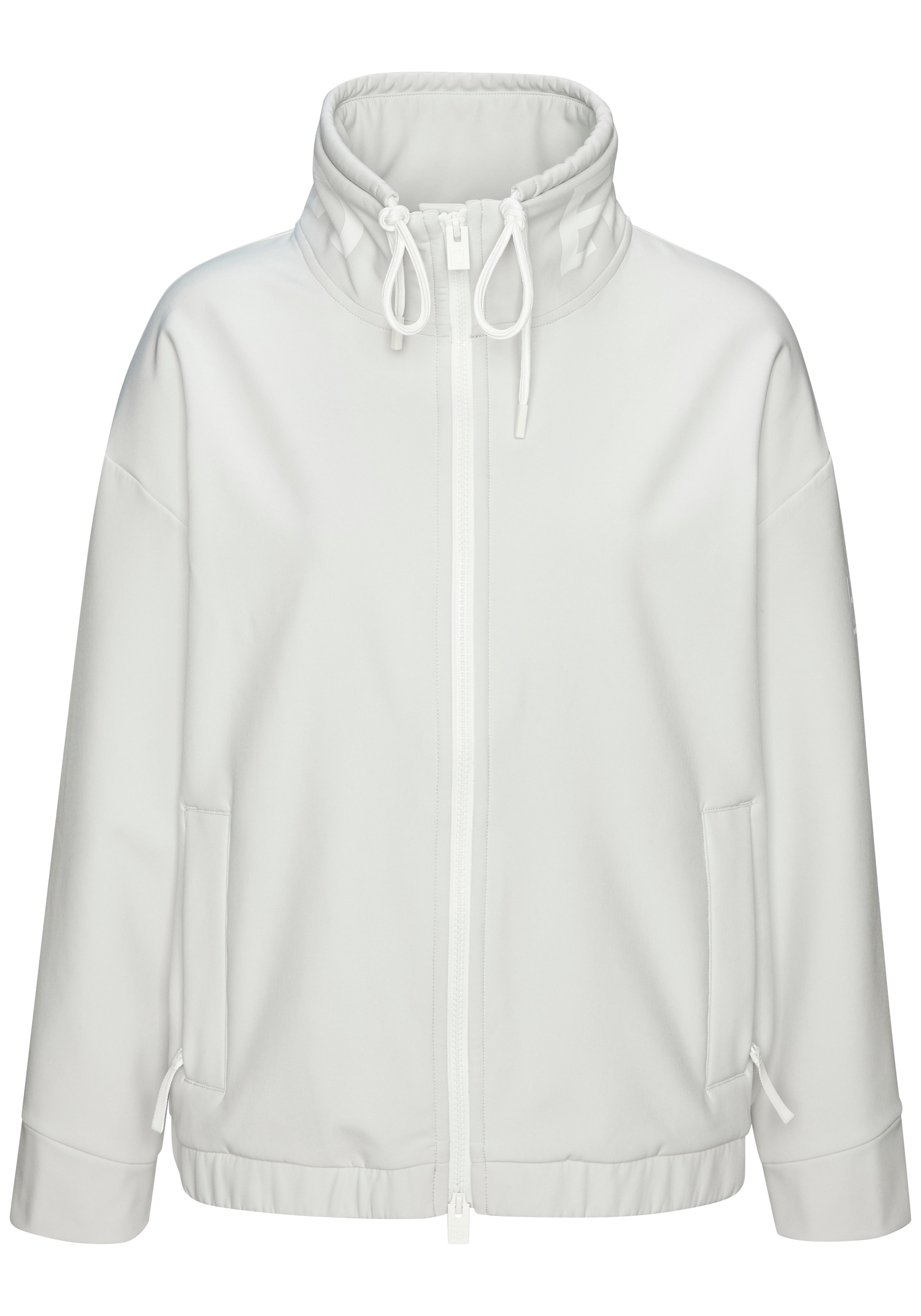 Elbsand Softshelljacke mit hohem, verstellbaren Kragen