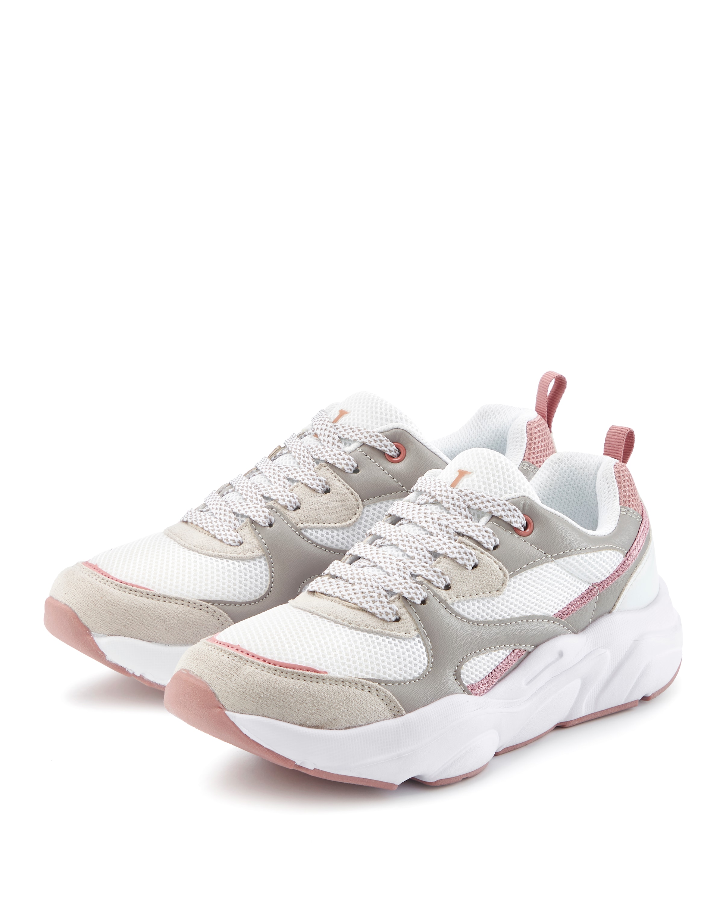 LASCANA Sneaker, mit ultraleichter Chunky-Sohle, Schnürhalbschuh, Freizeitschuh