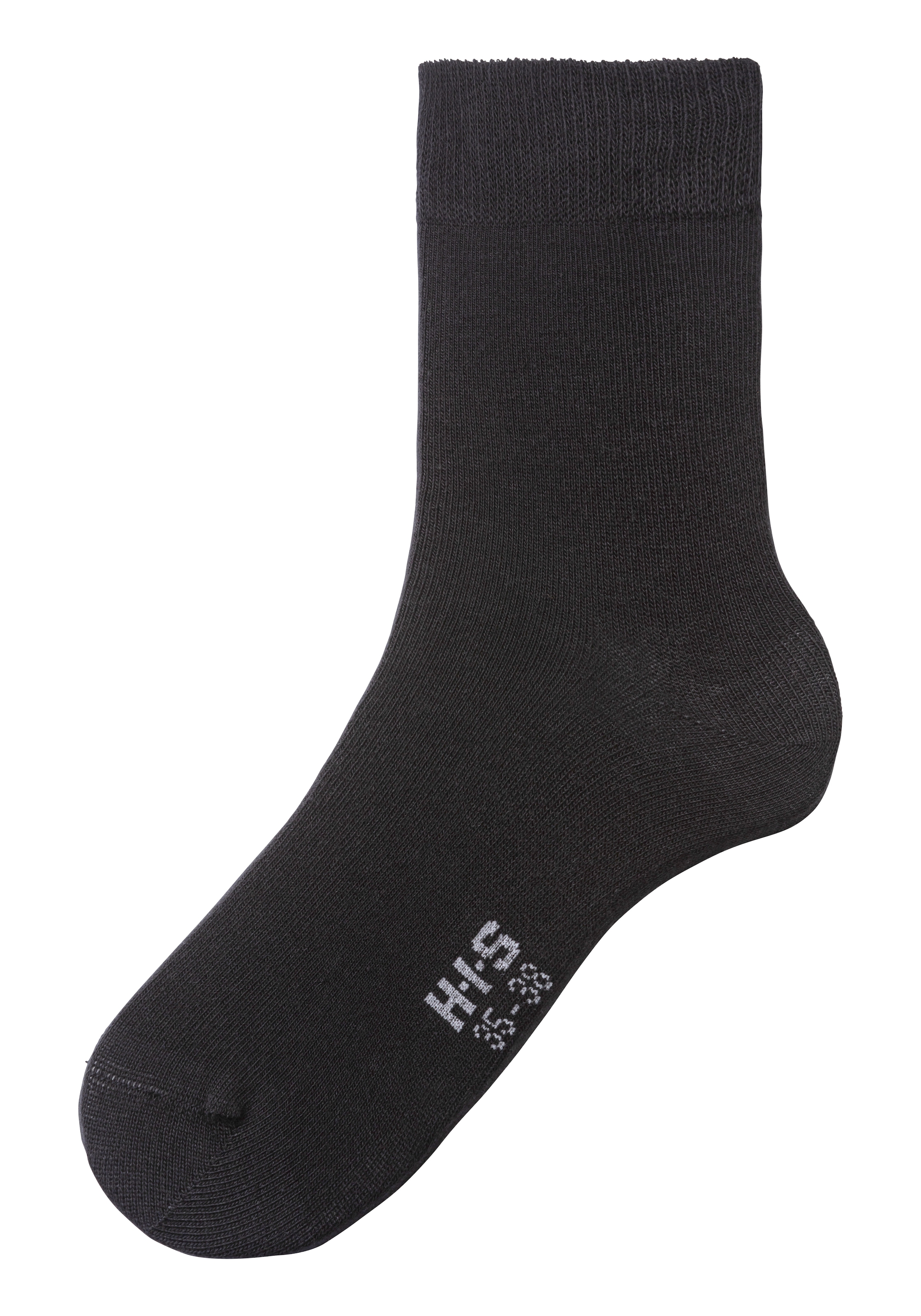 H.I.S Basicsocken Packung, 5 Paar tlg. mit besonders weichem Bündchen