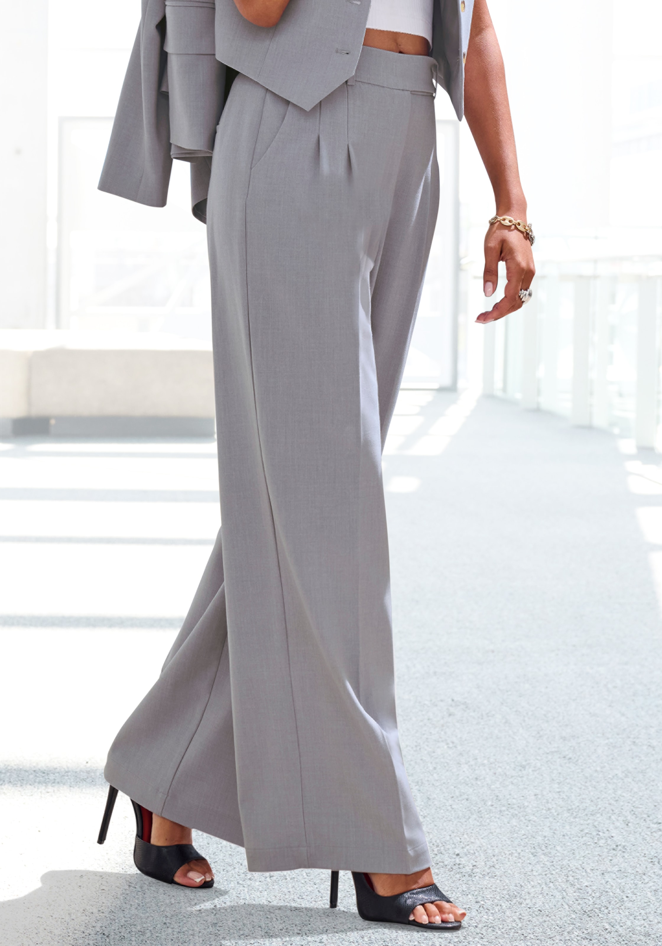 LASCANA  im Business-Look, elegante Anzughose mit Taschen