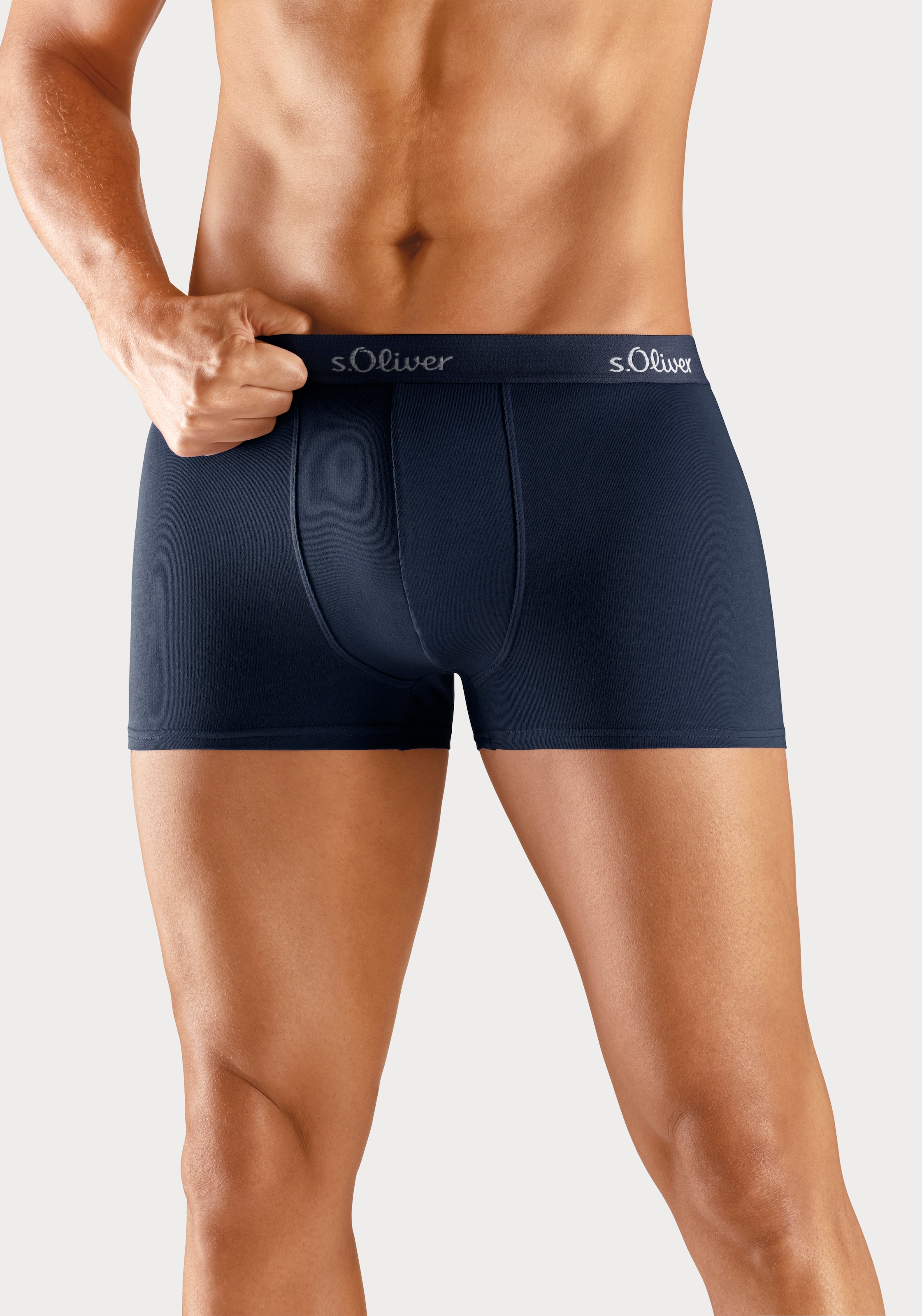 s.Oliver Boxer »Boxershorts für Herren«, (3 St.), klassisches Basic für jeden Kleiderschrank