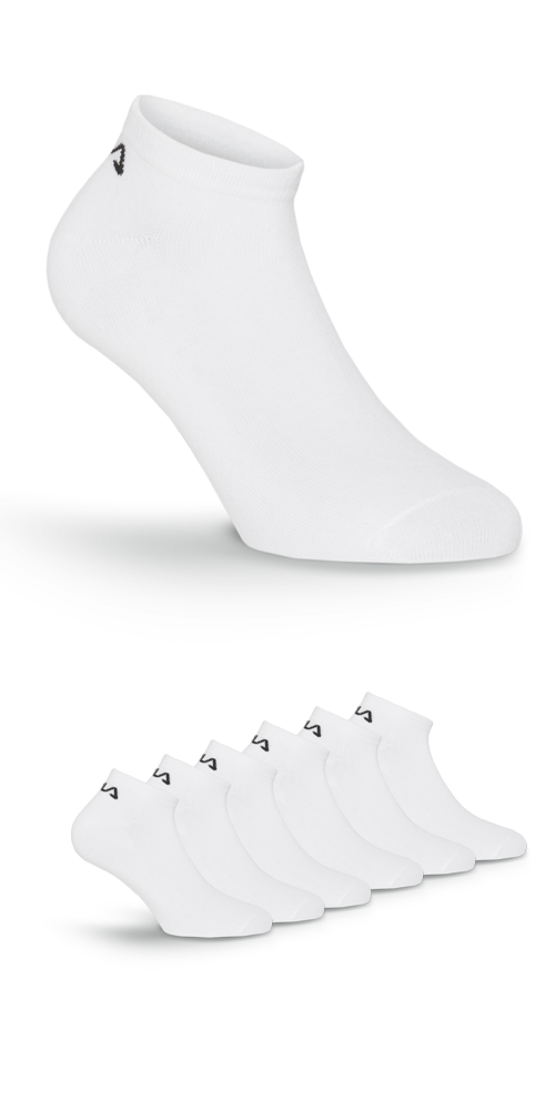 Fila Socken »UNISEX INVISIBLE PLAIN SOCKS« 6 Stk. tlg. mit eingestricktem Logo