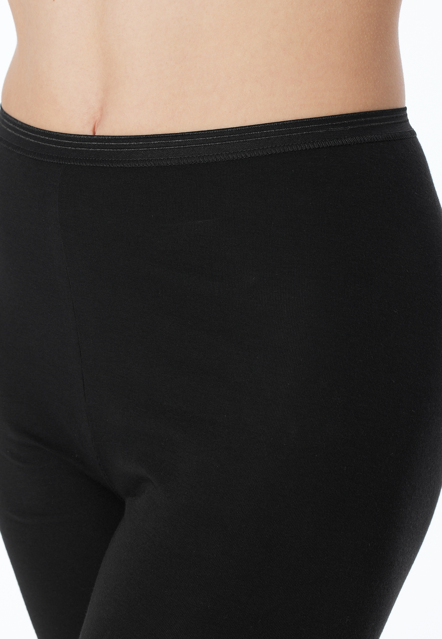 Schiesser Lange Unterhose »Luxury« mit dezent schimmernder Glanznaht