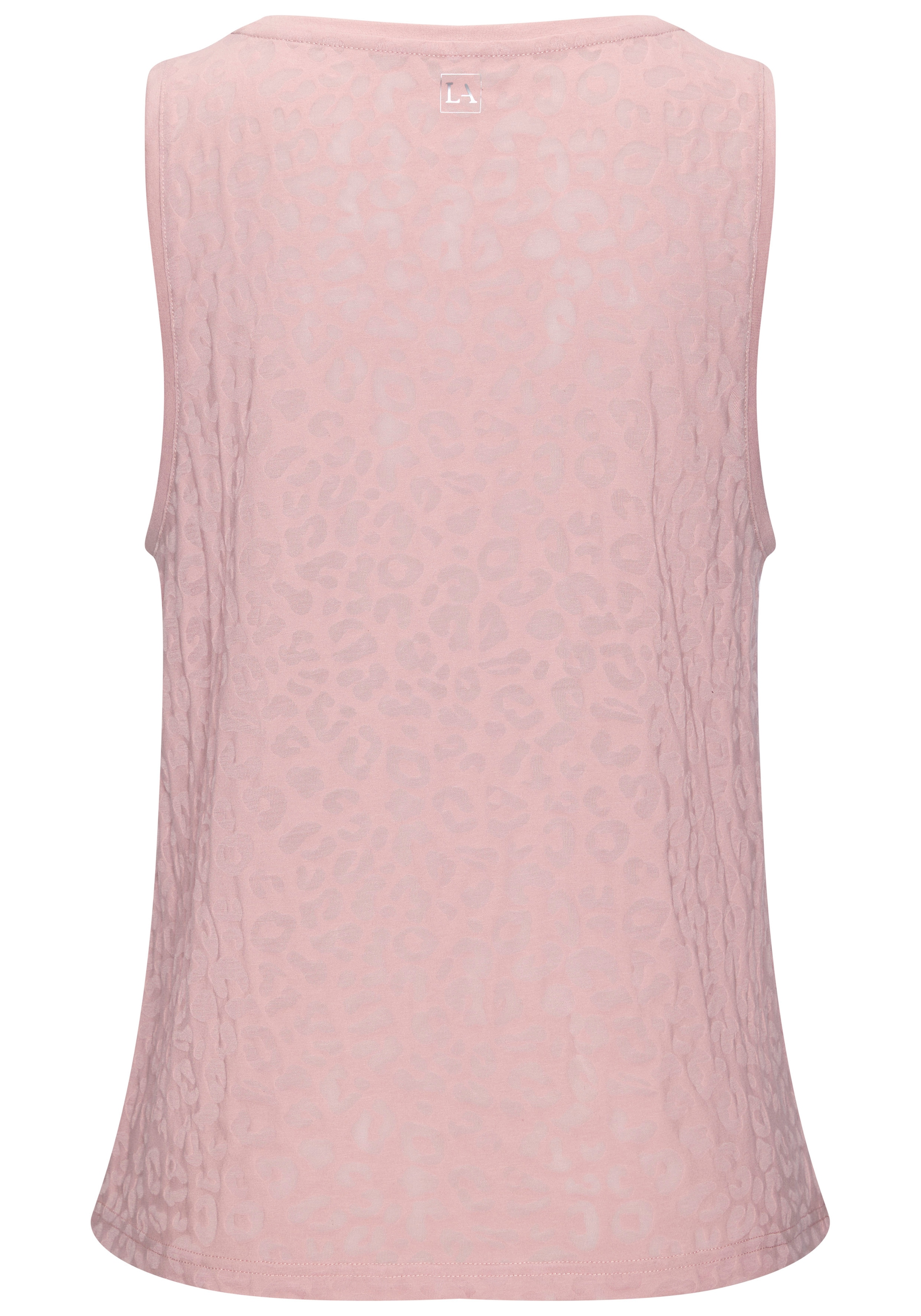 LASCANA ACTIVE Funktionstop Leo-Optik mit weitem Armausschnitt