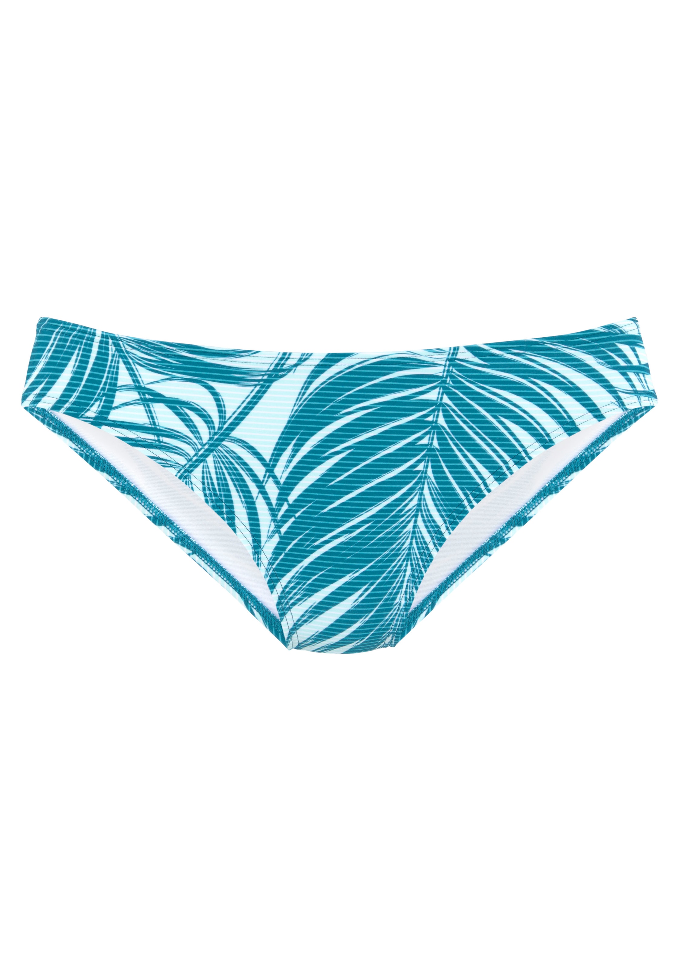 LASCANA ACTIVE Bikini-Hose »Coal«, im Mustermix aus Palmen und Streifen