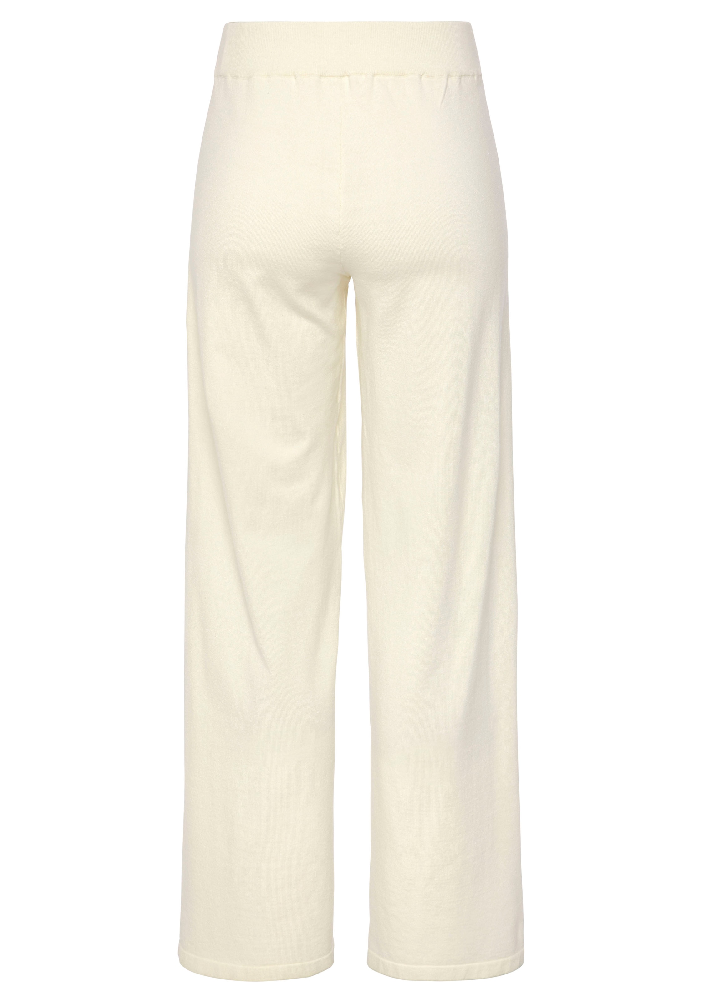 LASCANA Strickhose, mit weitem Bein, Loungewear