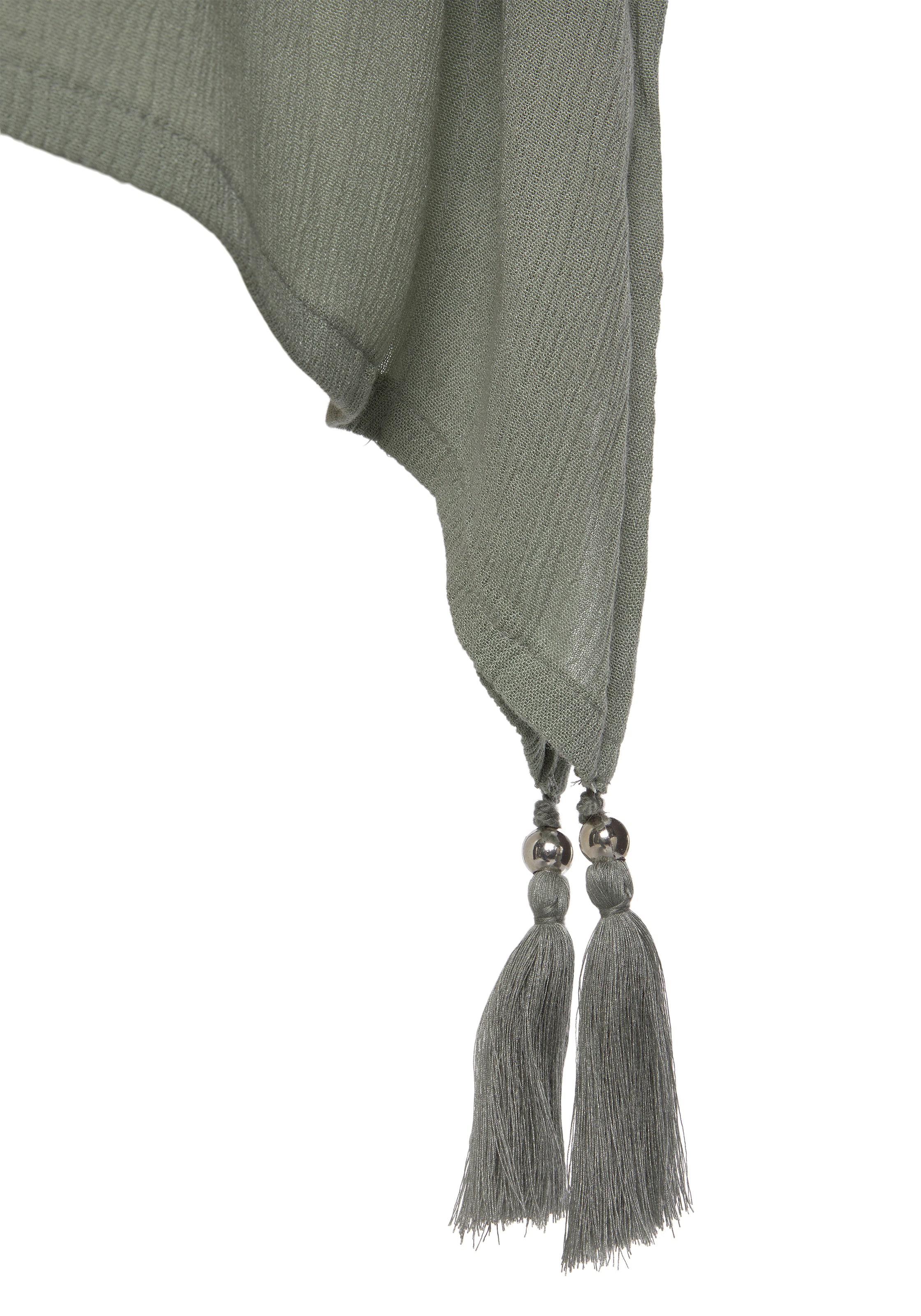 LASCANA Tunika, aus gekreppter Viskose, Blusenkleid, Strandmode, transparent