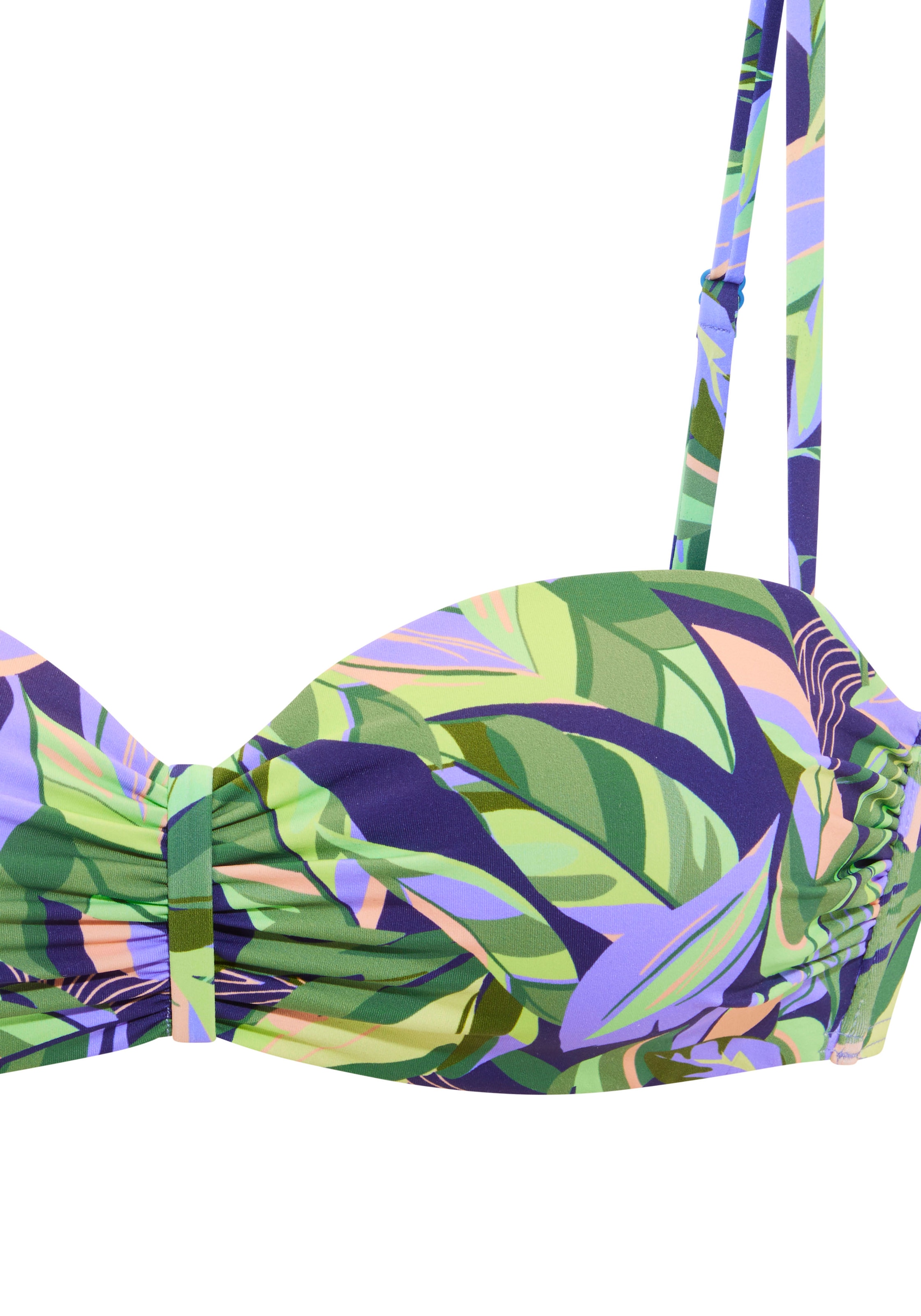 s.Oliver Bügel-Bandeau-Bikini-Top »Avin« mit modernem Allover-Print