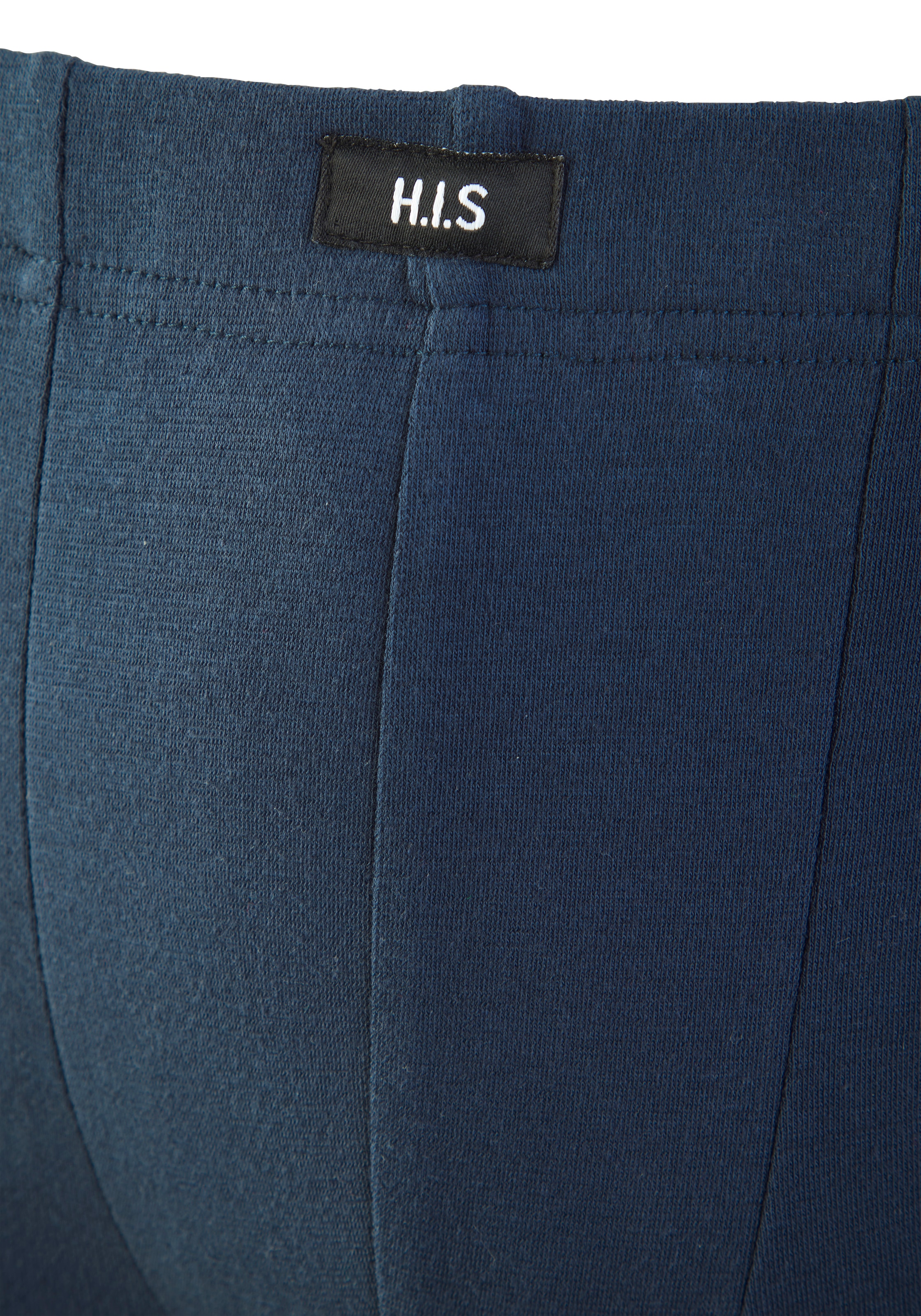 H.I.S Langer Boxer »Langer Boxer Boxershorts für Herren« Packung, 5 Stk. Boxershorts aus Baumwolle mit langem Bein, Logo am Bund