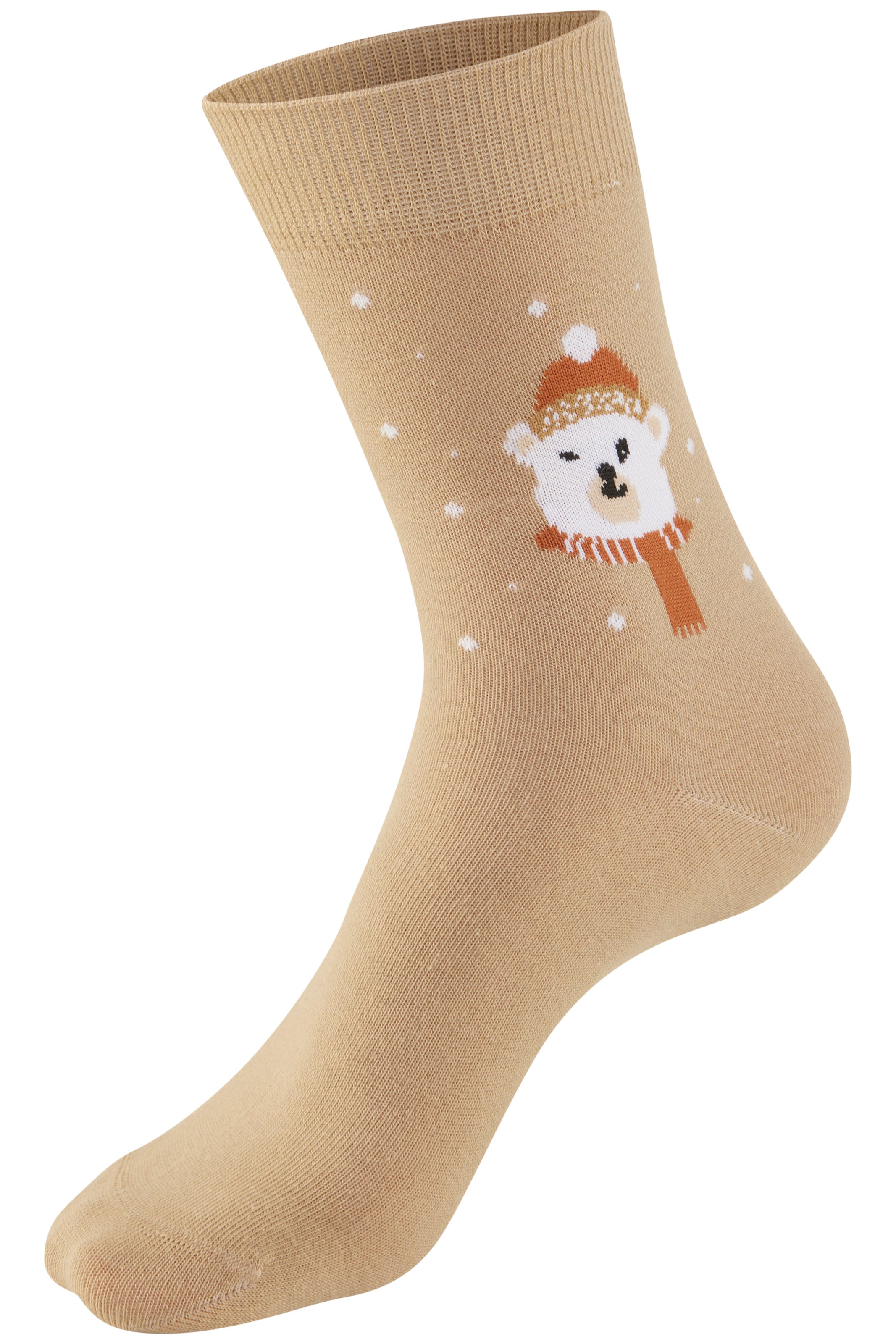H.I.S Basicsocken Packung, 3 Paar tlg. mit lustigen Weihnachtsmotiven