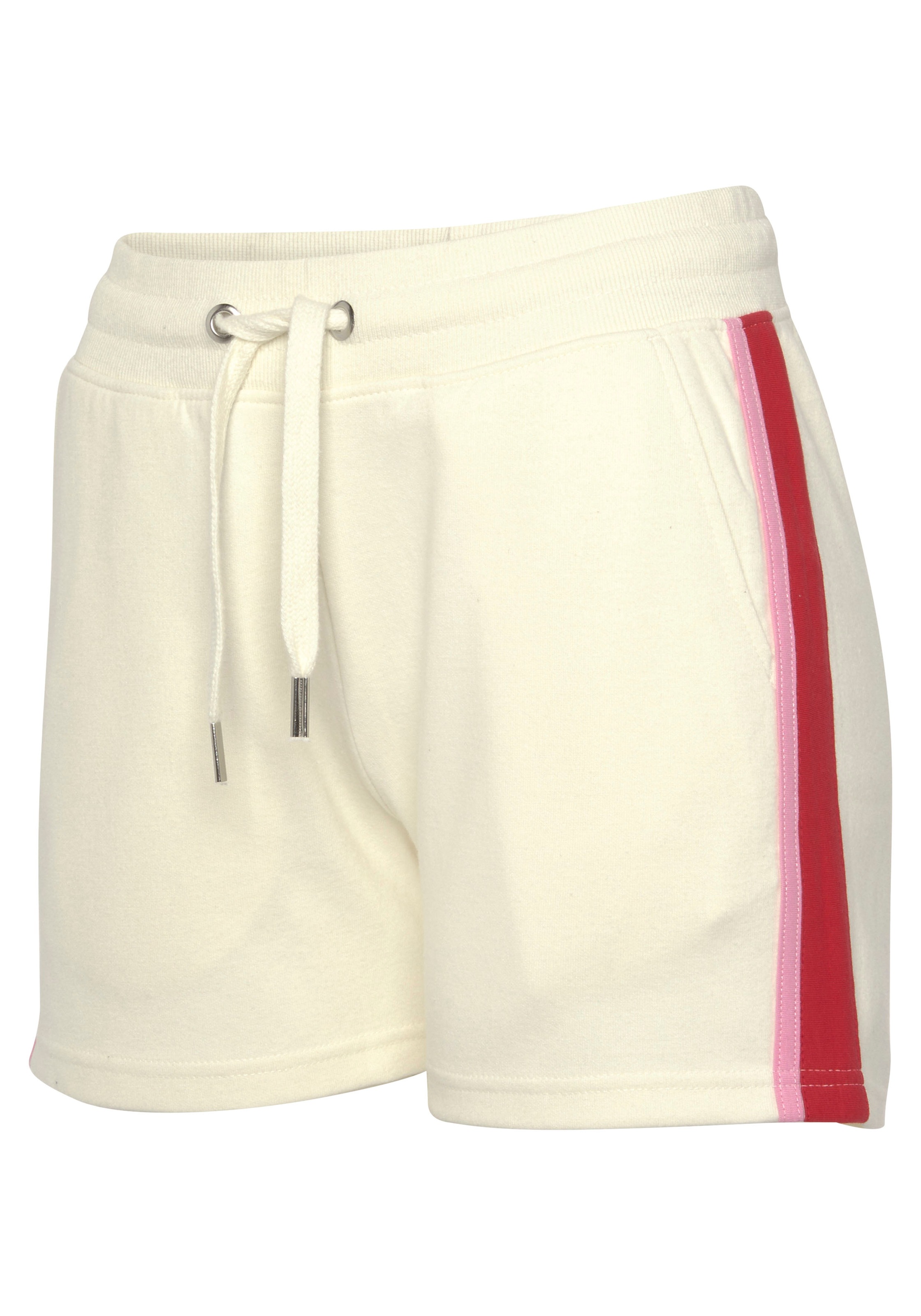 Vivance Sweatshorts, (1 tlg.), mit Kontrast Einsätzen, Loungewear
