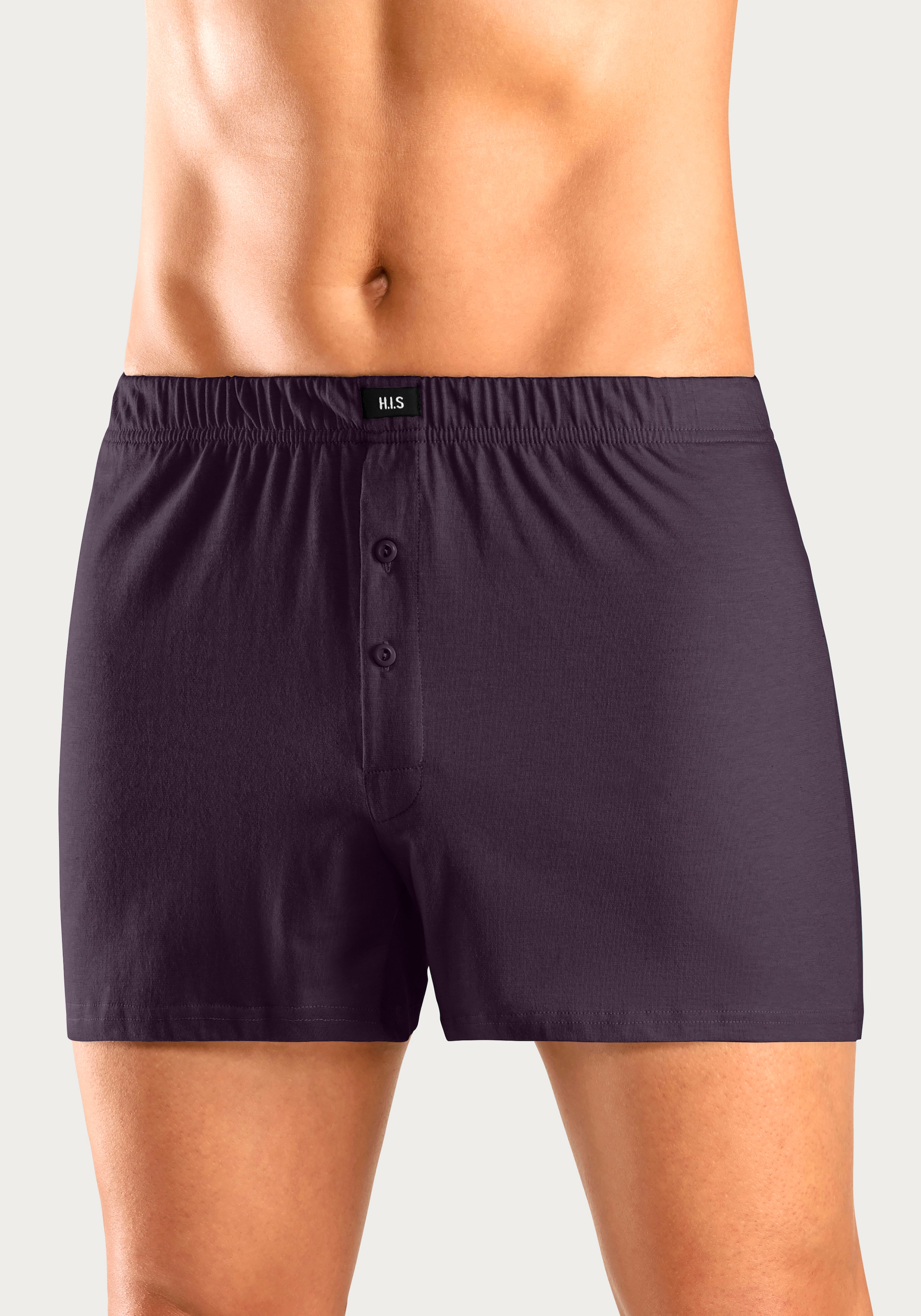 H.I.S Weiter Boxer »Herren Boxer«, (Packung, 5 St.), weite Passform, Komfortbund, aus Baumwoll-Stretch