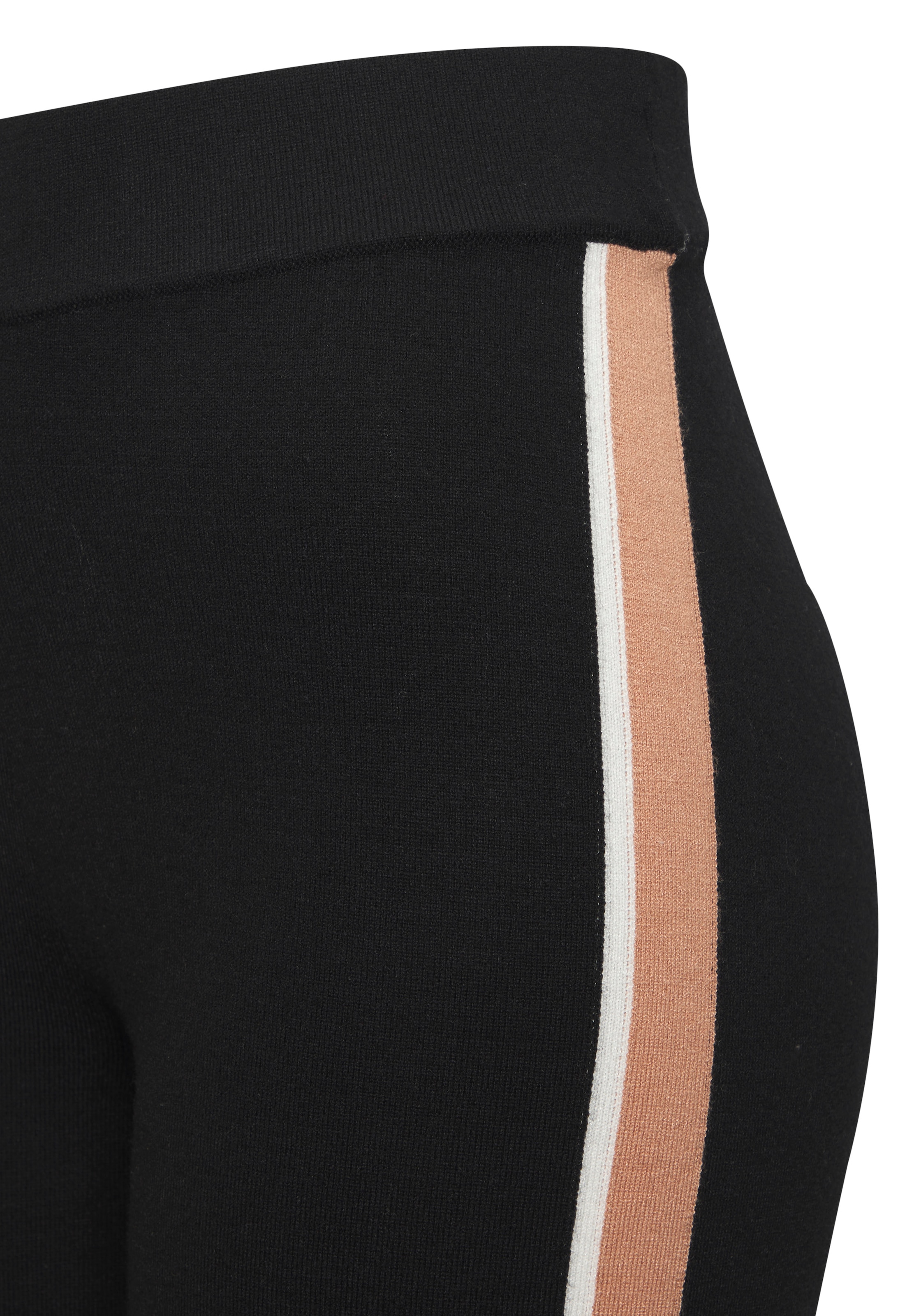 Strickhose  mit seitlichen Galonstreifen, Loungewear