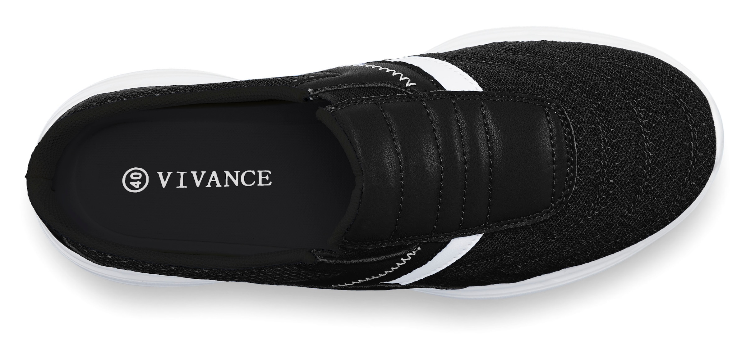 Vivance Sabot, Sneaker, Freizeitschuh, Halbschuh, Slip-In Unisex VEGAN