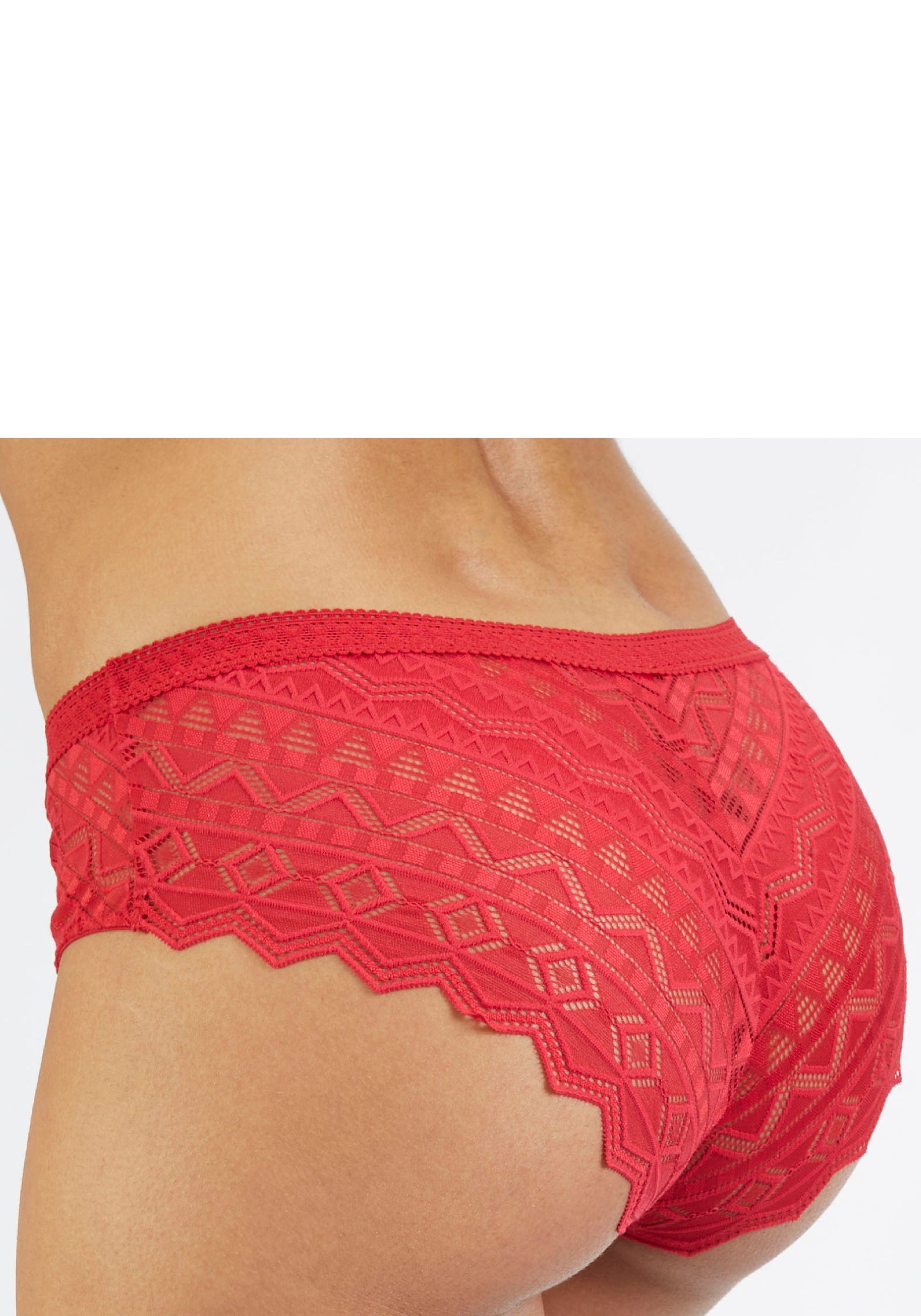 s.Oliver Slip »Romane«, mit graphischer Spitze in transparenter Optik