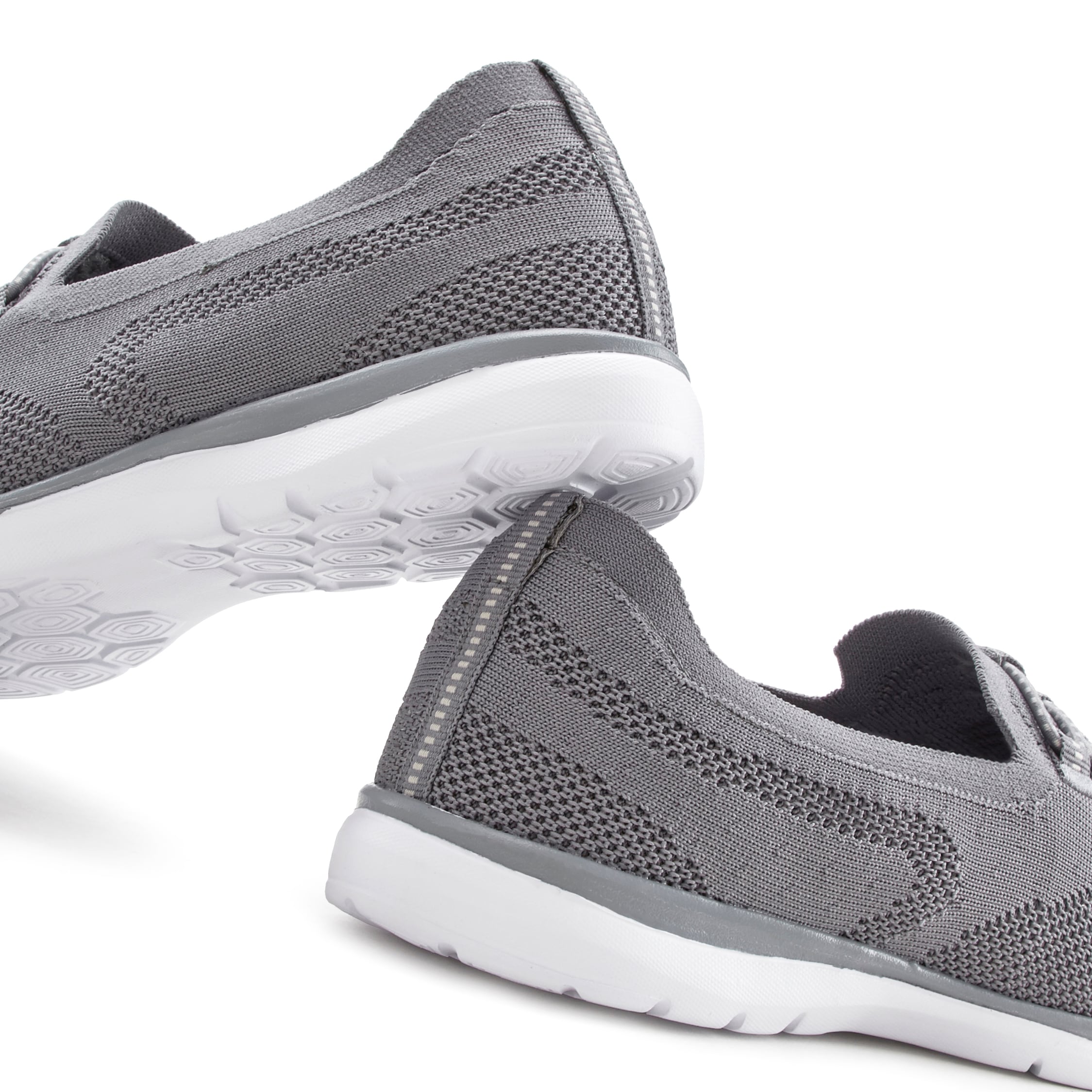 LASCANA Sneaker »Slipper, Halbschuh, leichtes Meshmaterial«, zum Reinschlüpfen mit elastischen Schnürbändern VEGAN