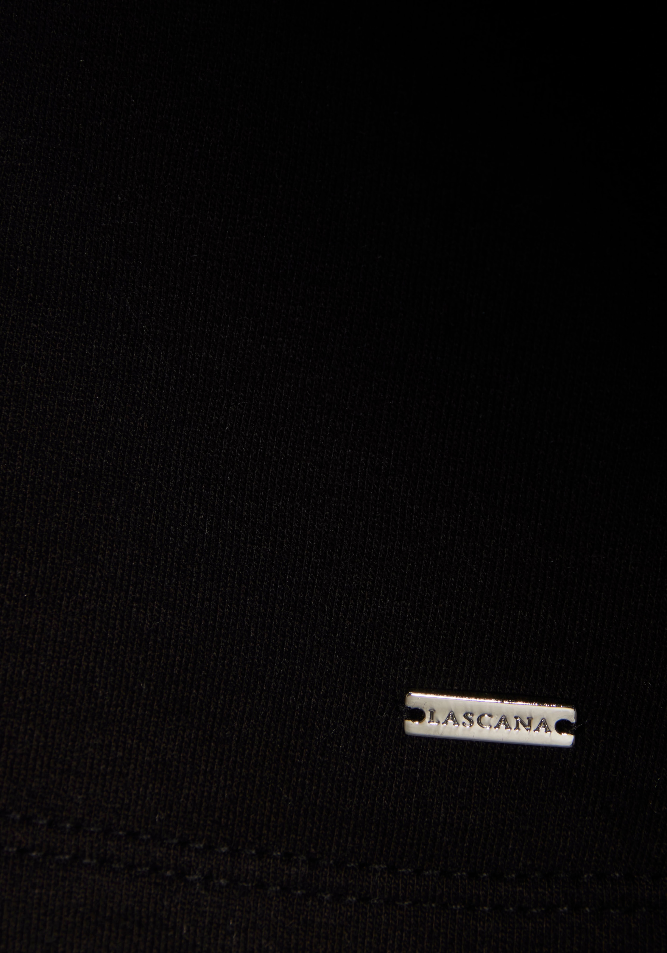 LASCANA Sweatjacke, mit Tunnelzug in der Taille, Loungewear, Loungeanzug