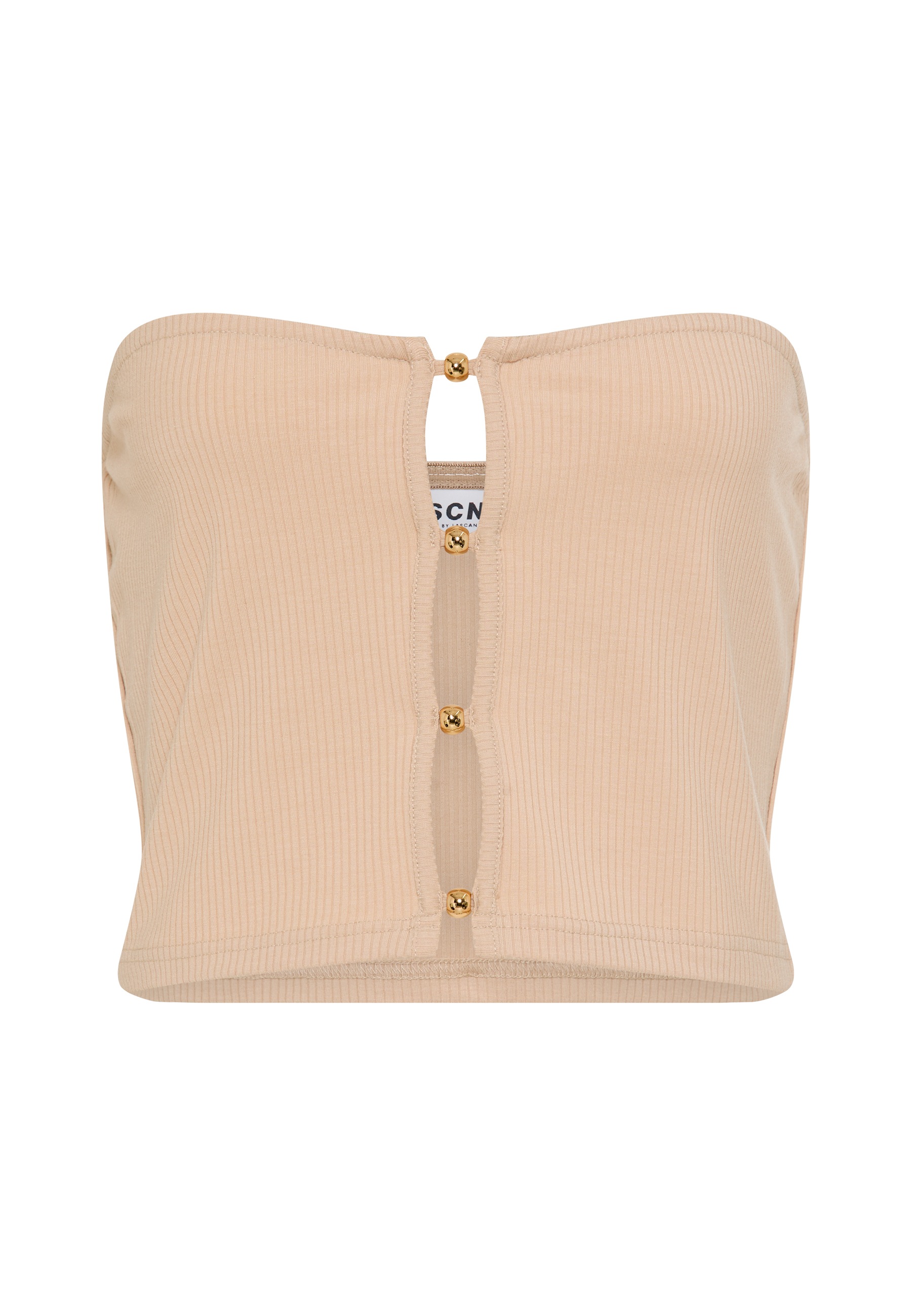 LSCN by LASCANA Bandeautop aus weicher Rippware, Croptop