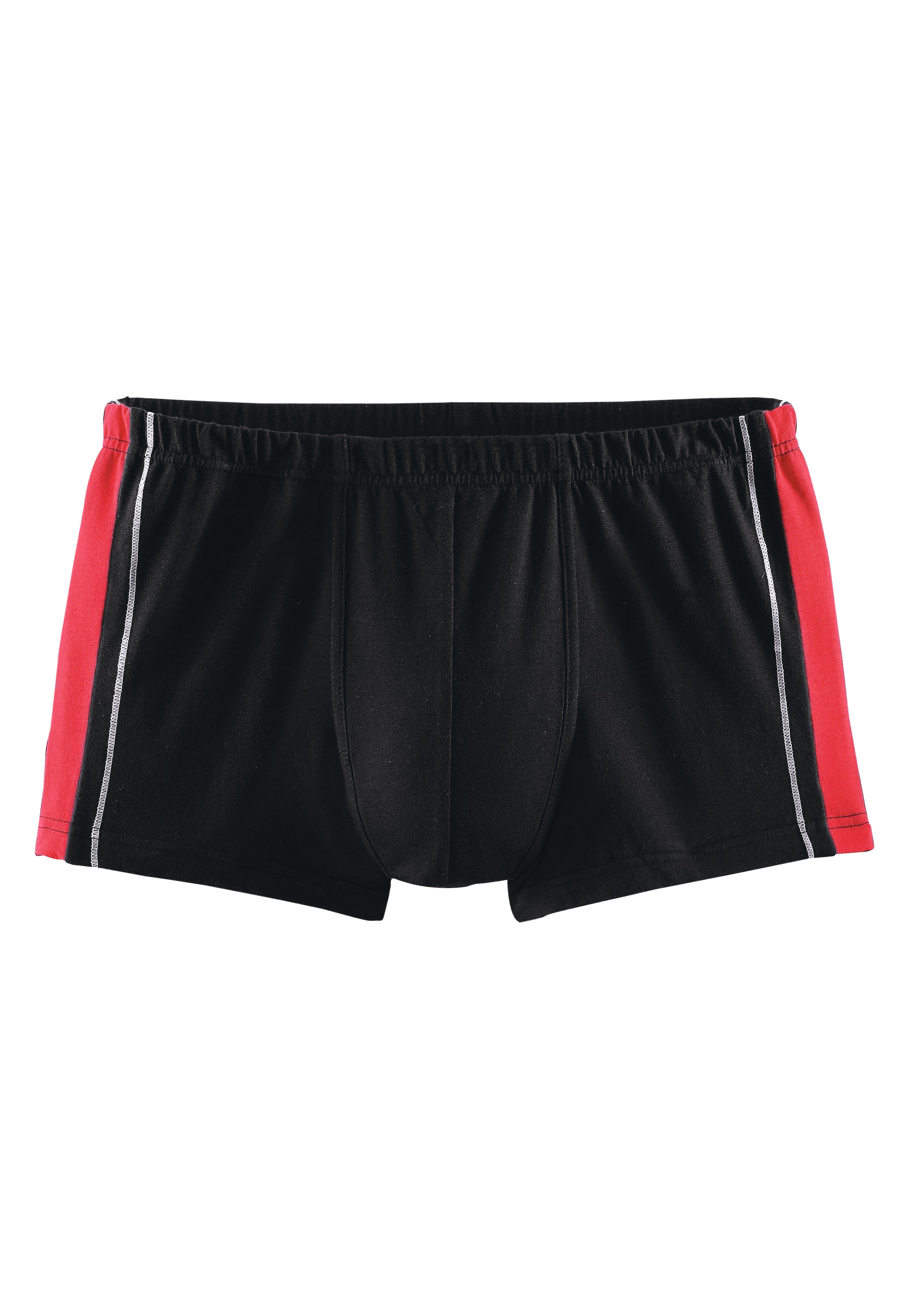 AUTHENTIC LE JOGGER Boxer »Boxershorts für Herren« Packung, 4 Stk. mit kontrastfarbigen Streifen seitlich