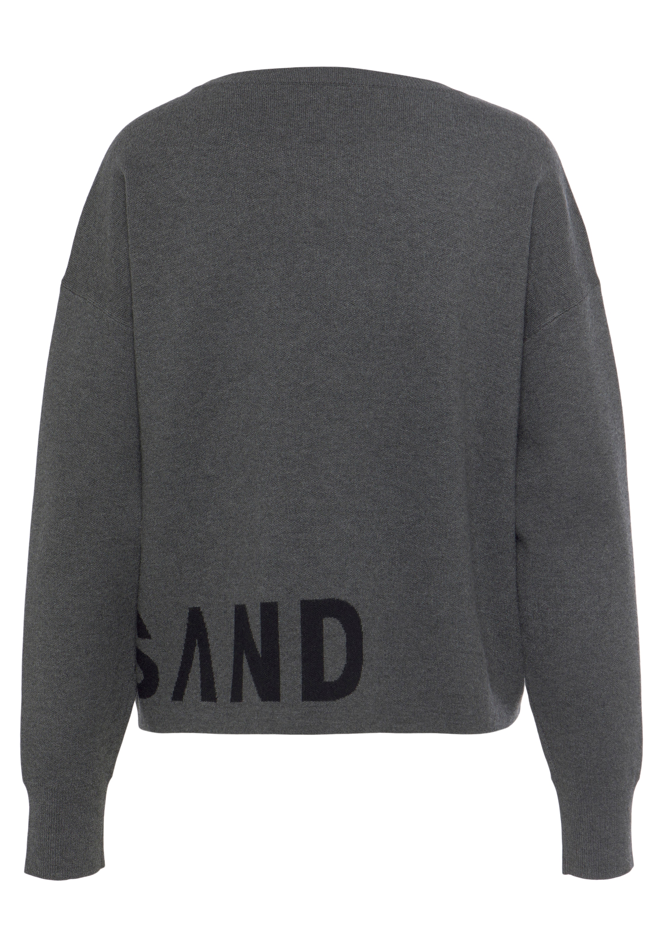 Elbsand Strickpullover, aus hochwertigem Strick mit eingestricktem Logo, Loungewear