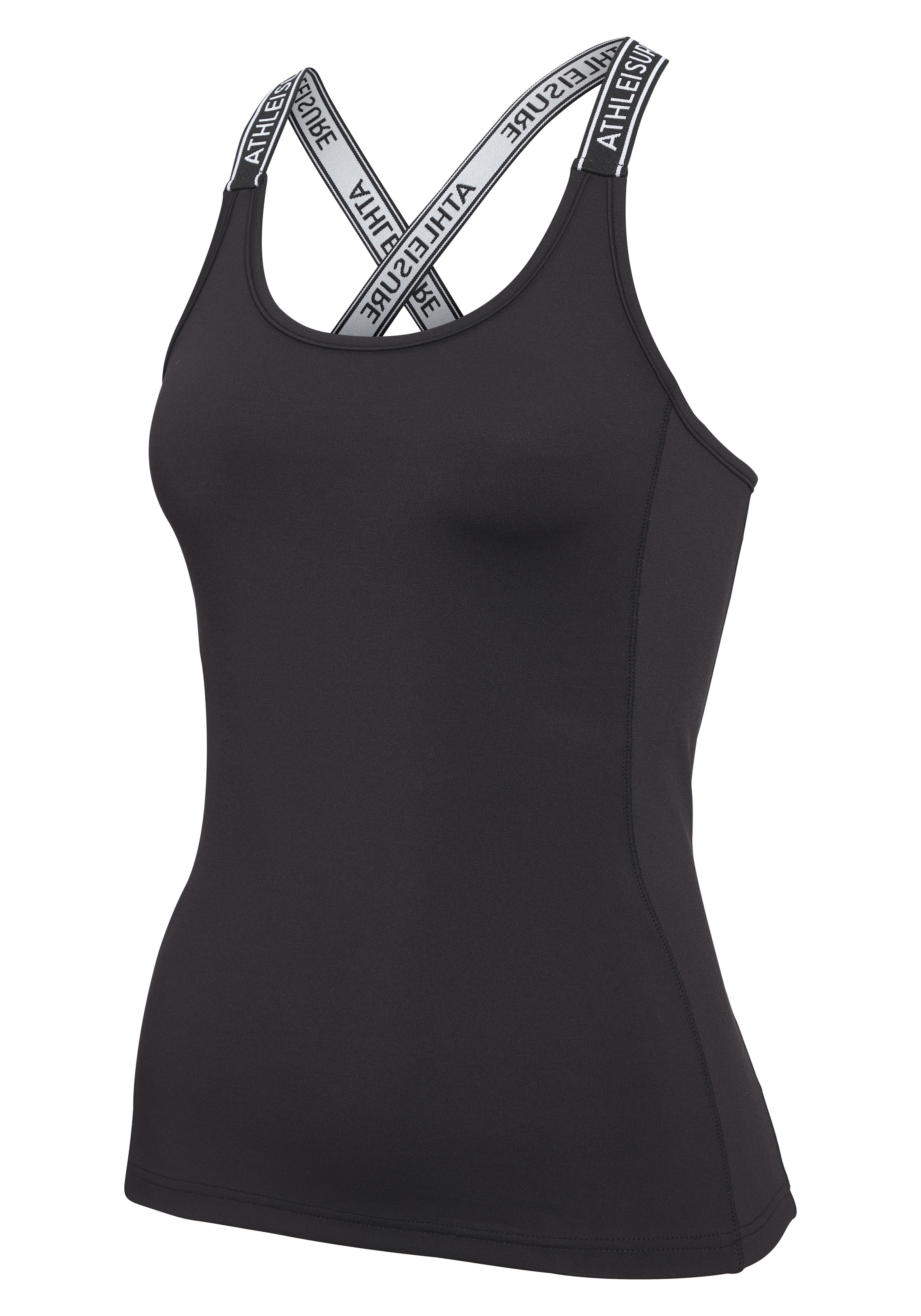LASCANA ACTIVE Sporttop mit gekreuzten Trägern im Rücken, Tanktop, Funktionstop, sportlich