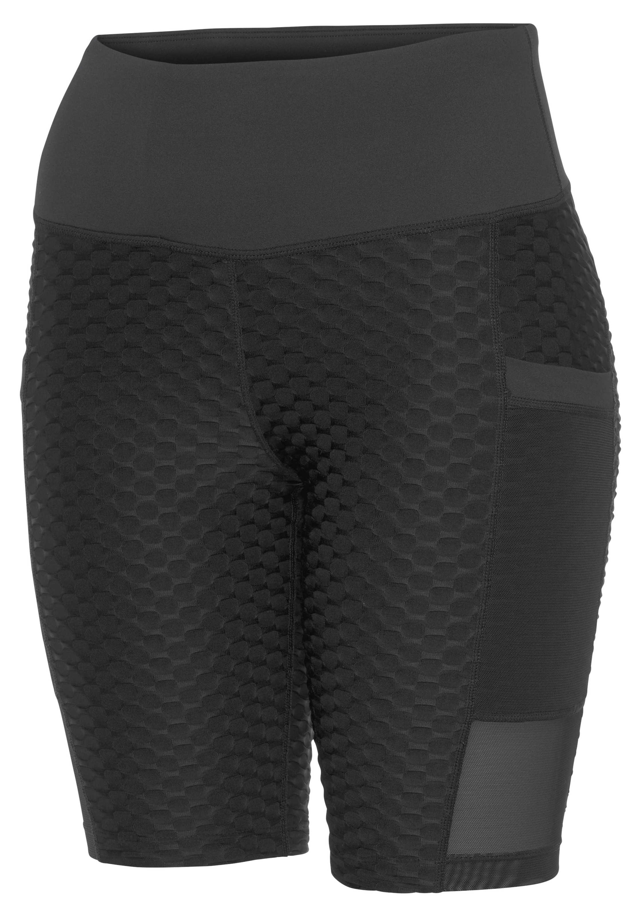 Vivance active Radlerhose, mit Wabendesgin und zwei Taschen